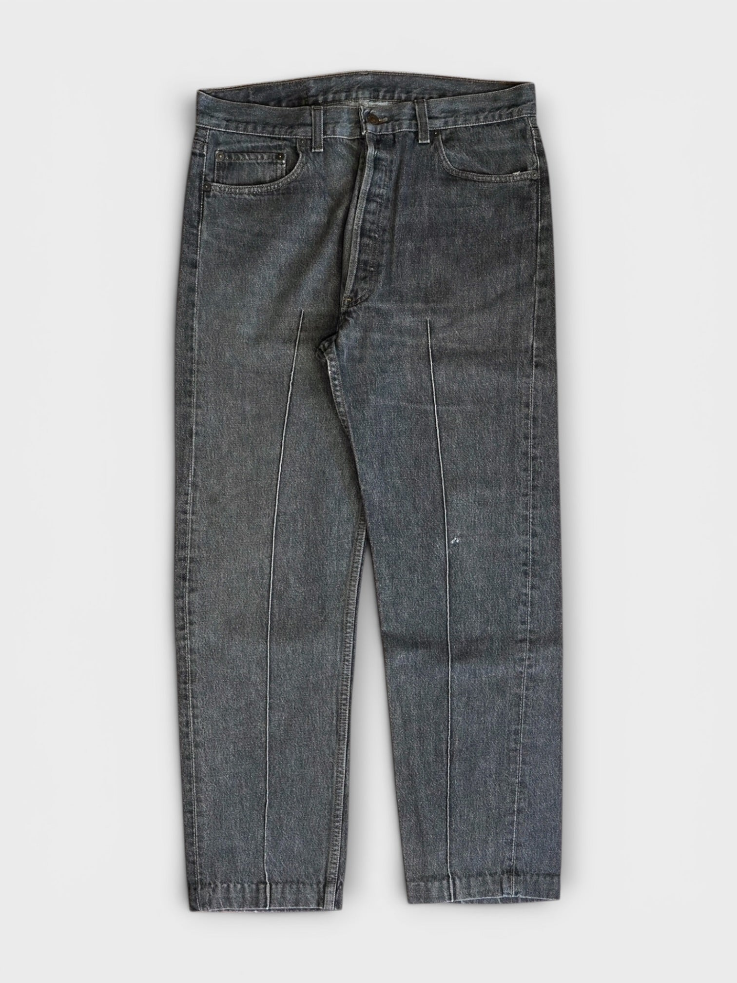 90's Levi's 501 先染めBlack denim made in USA【W34 L30】No.3