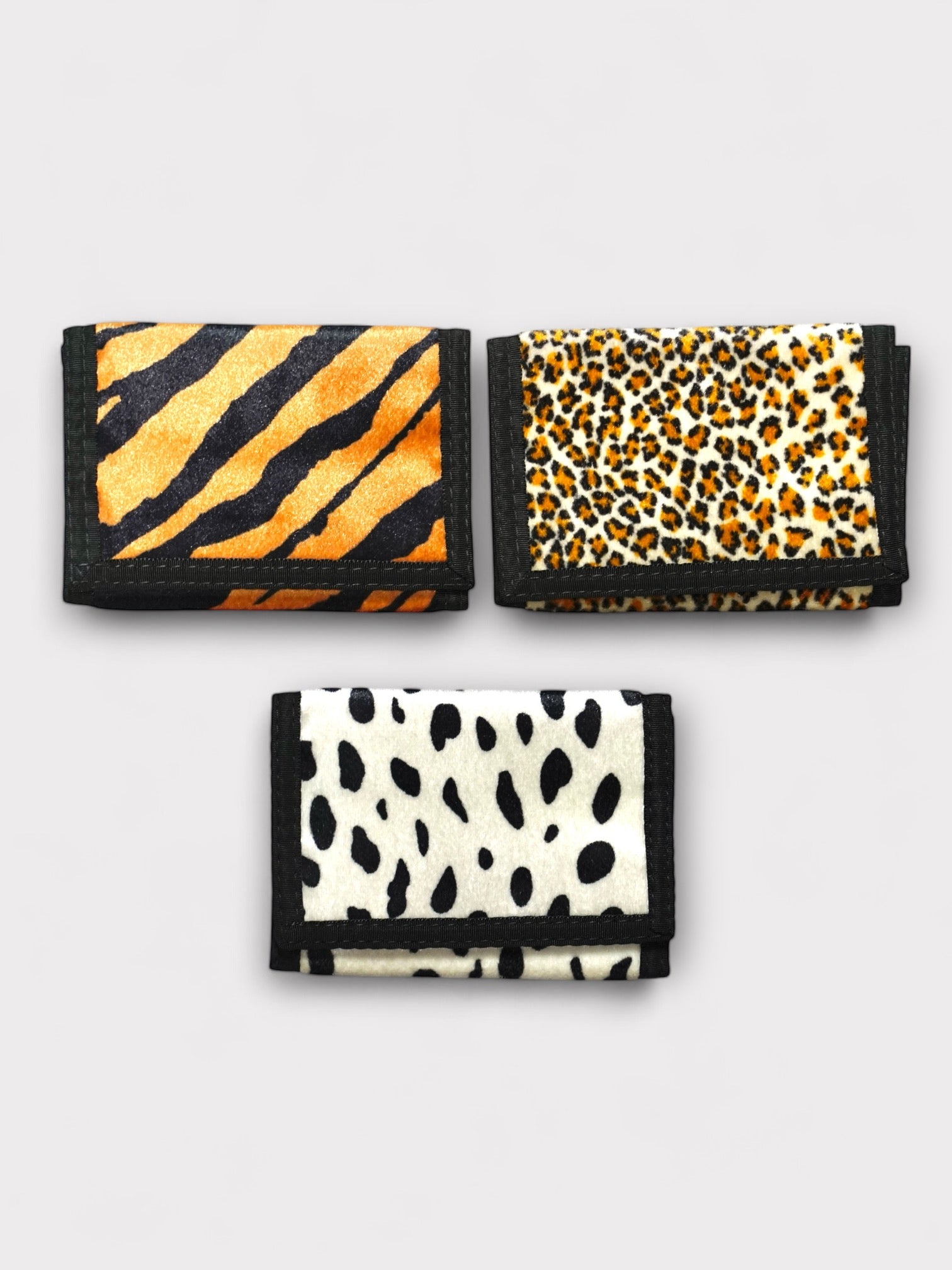 Deadstock 90's WILD WALLETS Fake fur Mini Wallet made in USA