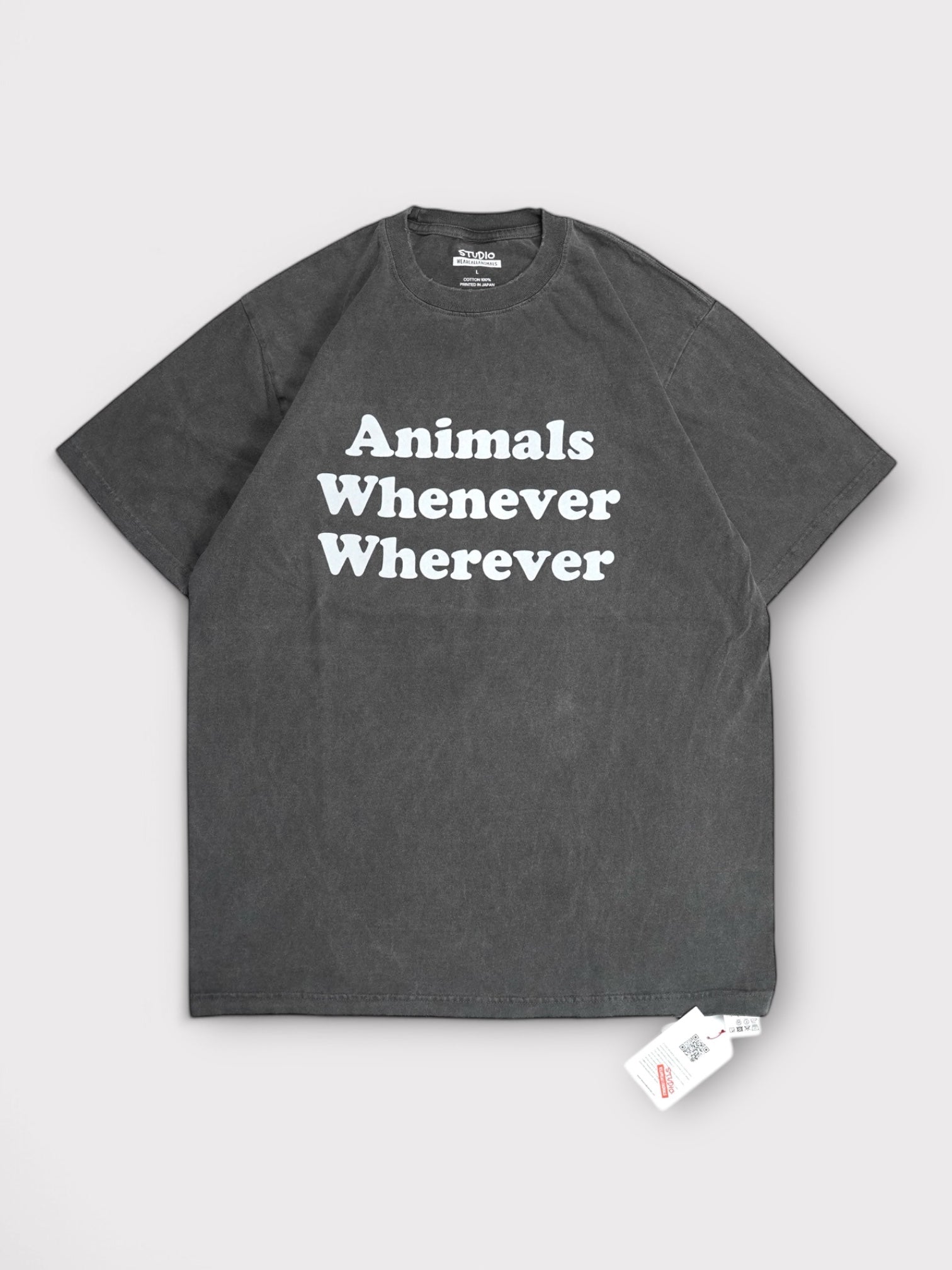 STUDIO WEAREALLANIMALS Whatever Whenever T-SHIRT スタジオ 