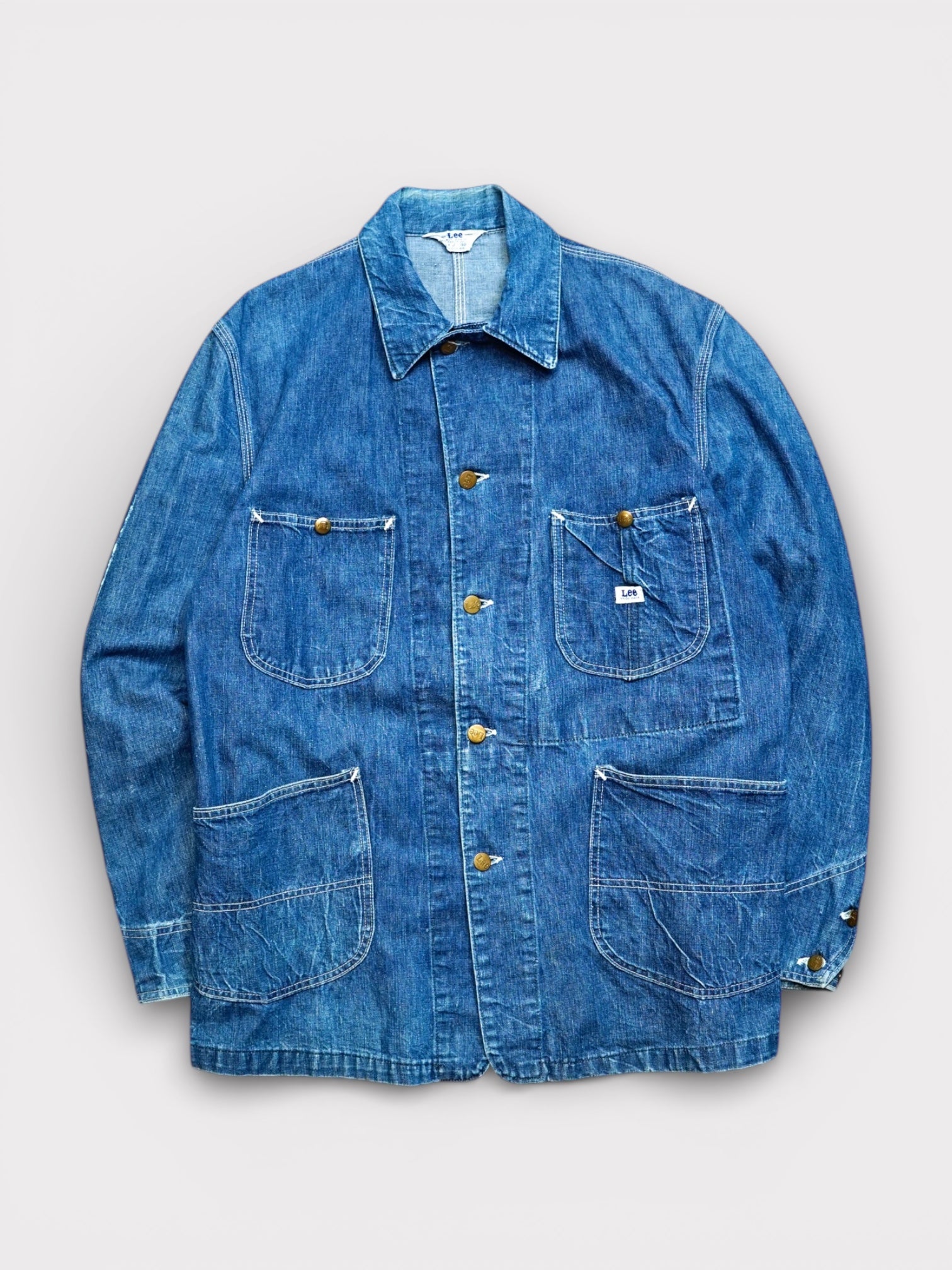 60s Leeリー 91-J denim coverallカバーオール 60's Lee 91-J Denim coverall made in USA【40R】 リー 91-J デニム
