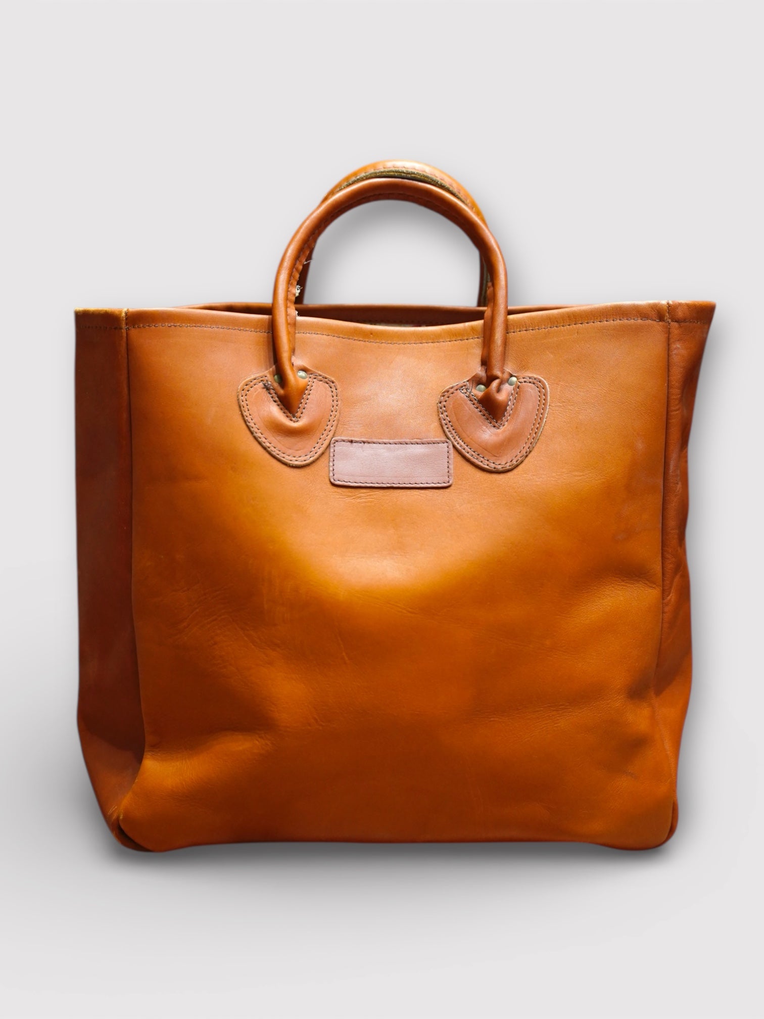 メ*ー様 超希少 70's エルエルビーン レザートート ラージ 筆記体 70's