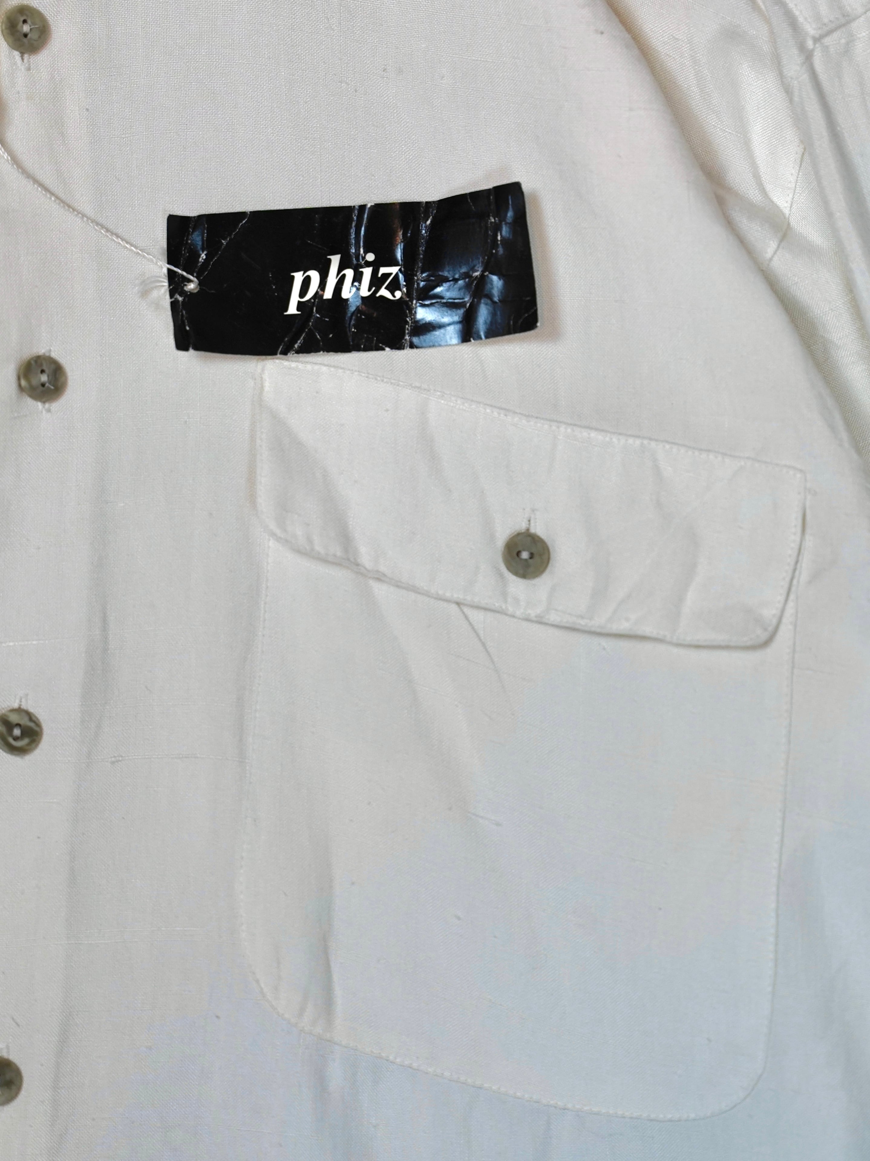 90s phiz フィズ シルク シャツ デットストック タグ付き ホワイト M 楽天市場】Dead stock 90's phiz Regular collar L/S Silk Shirt