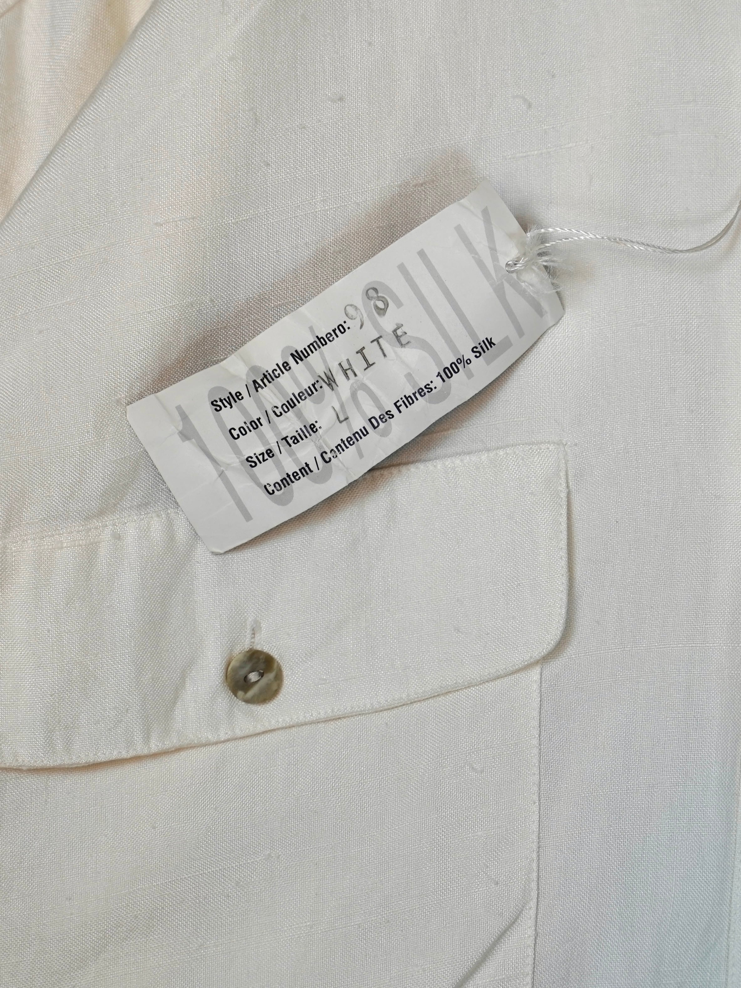90s phiz フィズ シルク シャツ デットストック タグ付き ホワイト M 楽天市場】Dead stock 90's phiz Regular collar L/S Silk Shirt