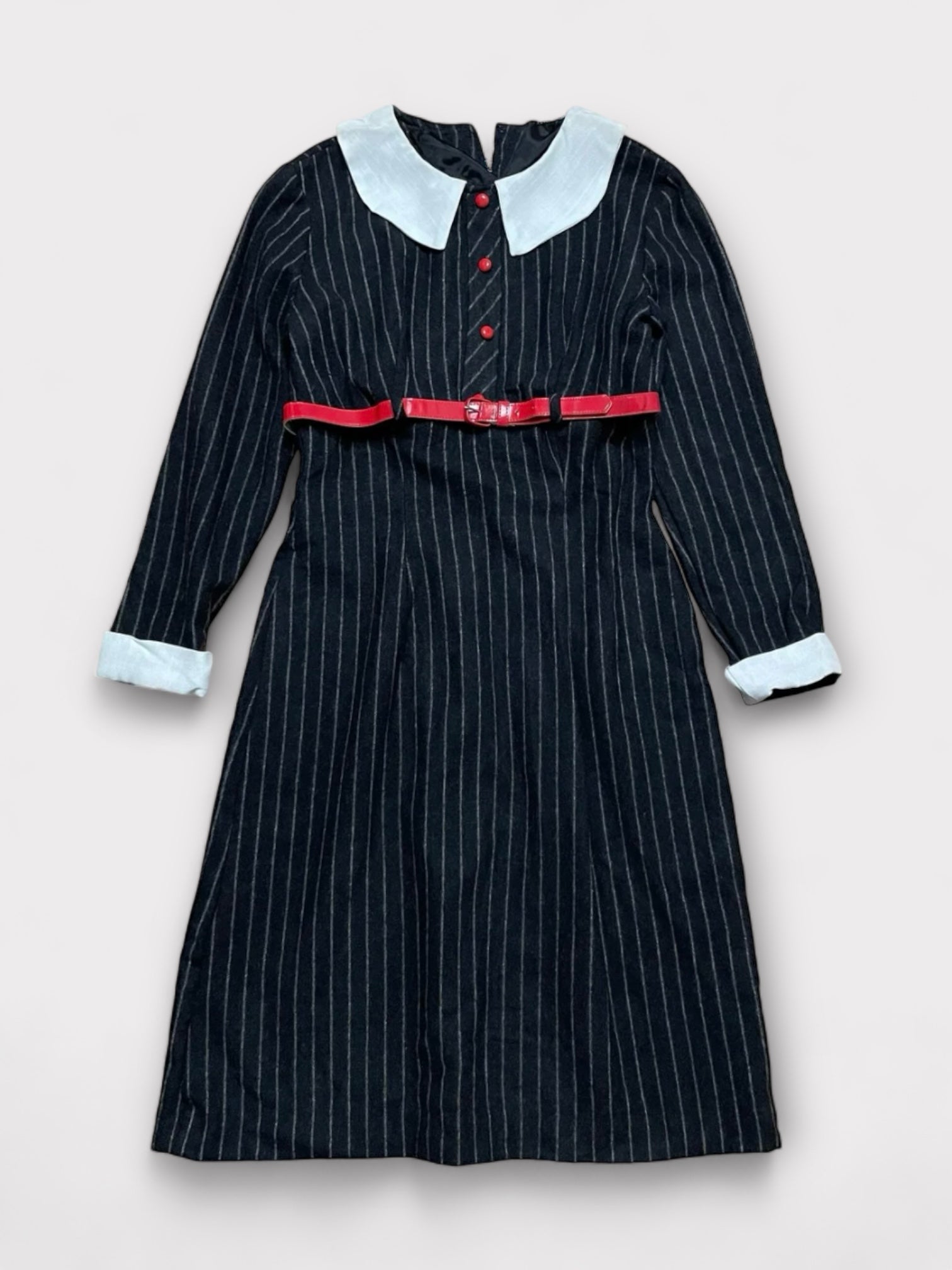 Dead Stock 60's Junior Petite Wool Dress made in USA 【140-150】