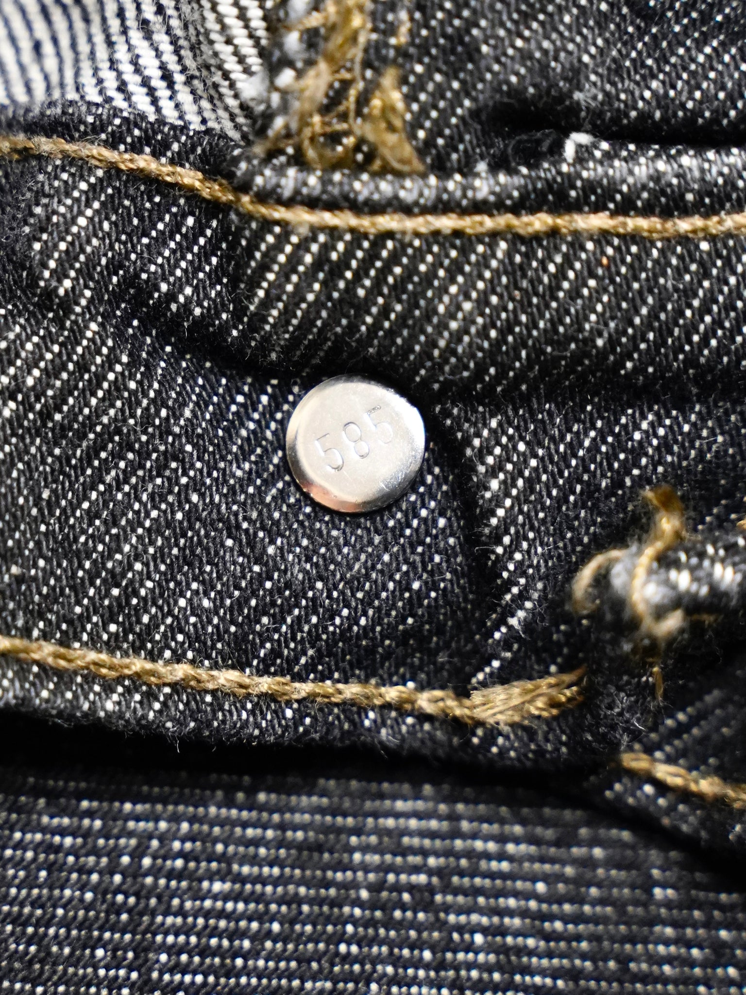Deadstock 90's Levi's 505 先染め Black made in USA デッドストック