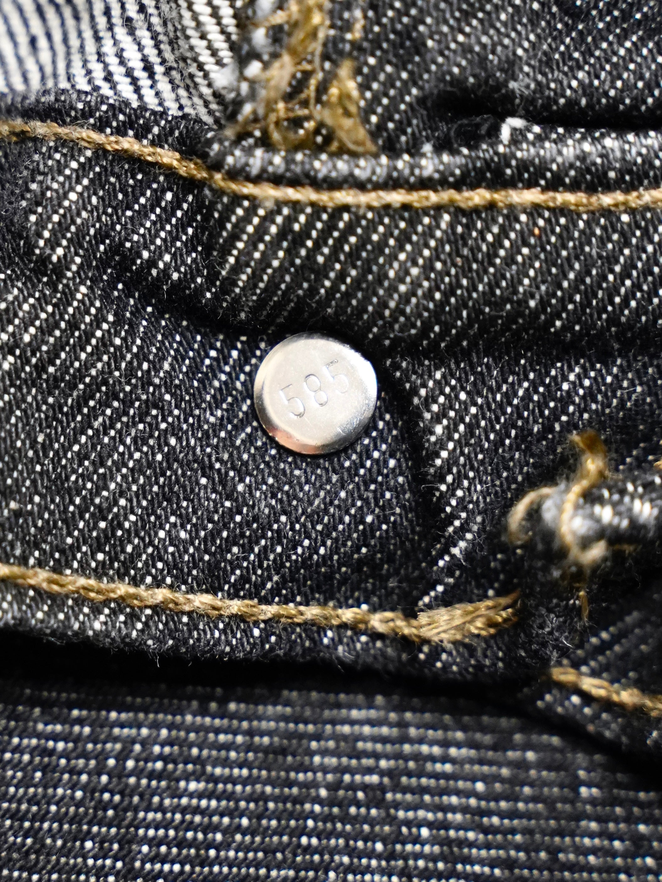 Deadstock 90's Levi's 505 先染め Black made in USA デッドストック