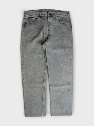90's Levi's 501 Black 先染め denim made in USA【W34 L28.5】No.1