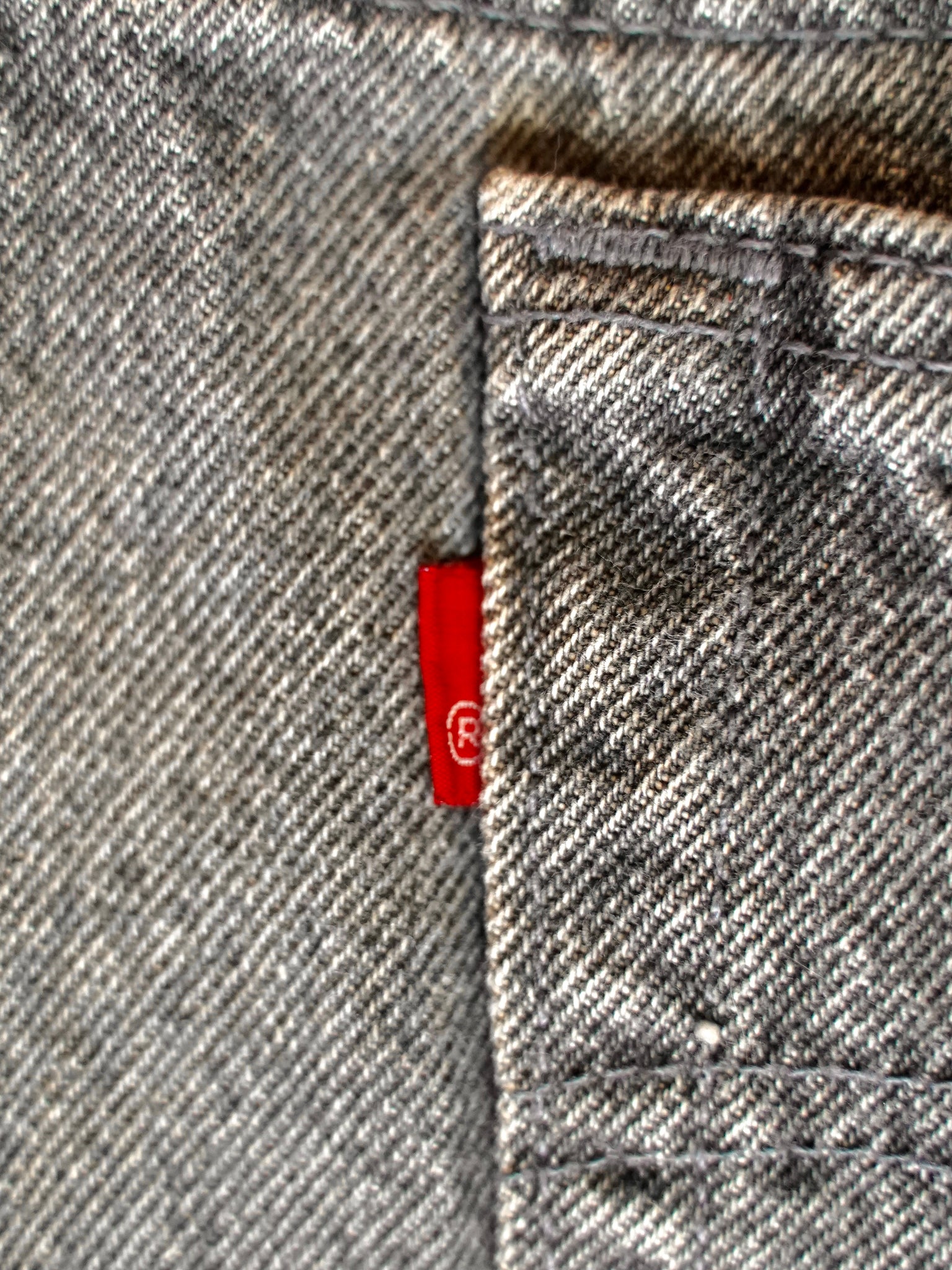 90's Levi's 501 Black 先染め denim made in USA【W34 L28.5】No.1