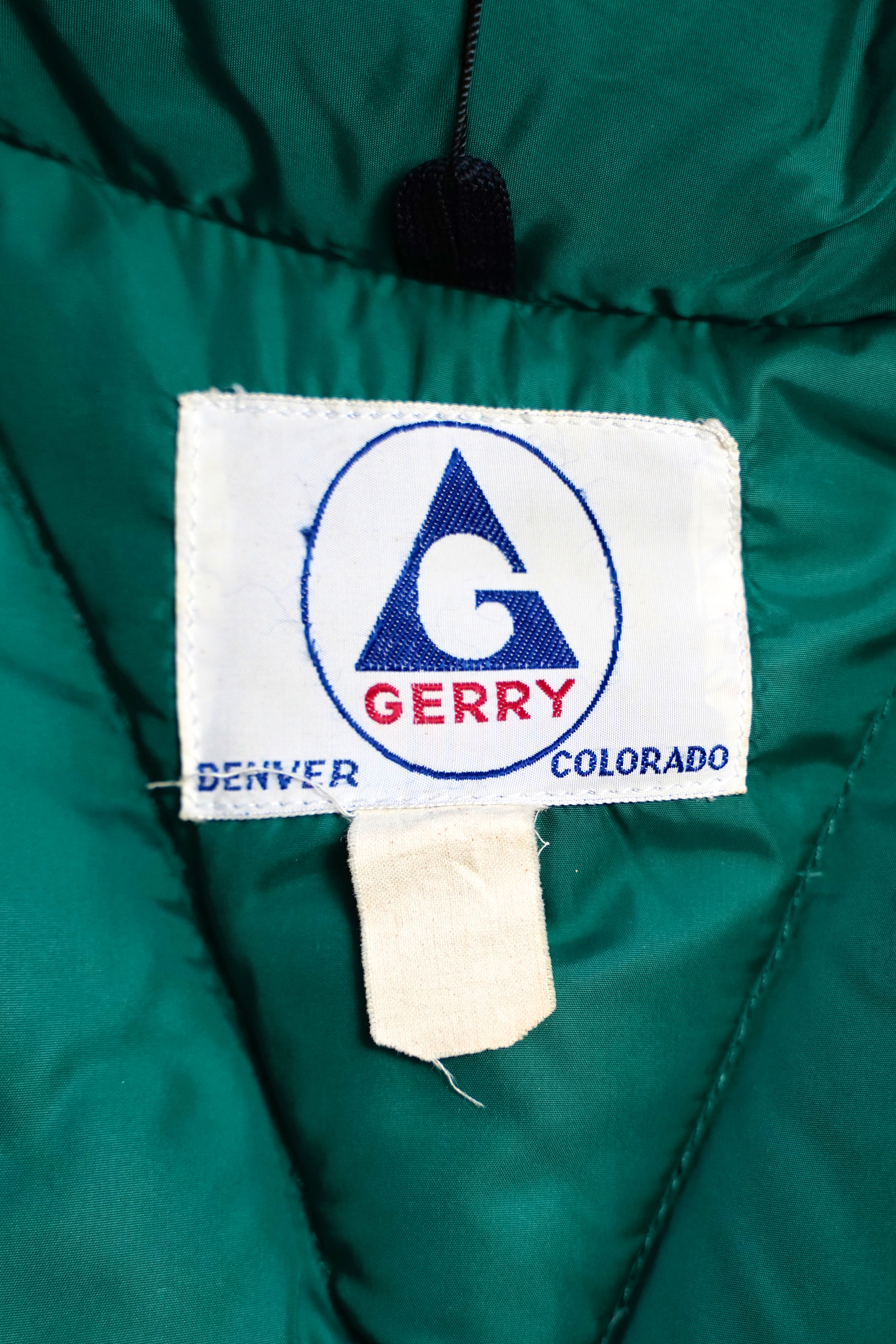 70s 80s GERRY SLOPE COAT ジェリー スロープコート 80s Gerry スロープコート ダウンジャケット 青 | ACORN Buy Sell Vintage