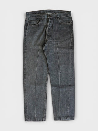 90's Levi's 501 先染めBlack denim made in USA【W34 L30】No.3