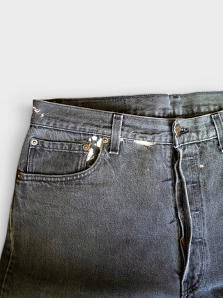 90's Levi's 501 Black denim made in USA【W34 L30】No.5 リーバイス