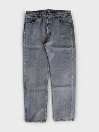 90's Levi's 501 先染めBlack denim made in USA【W34 L30.5】No.6