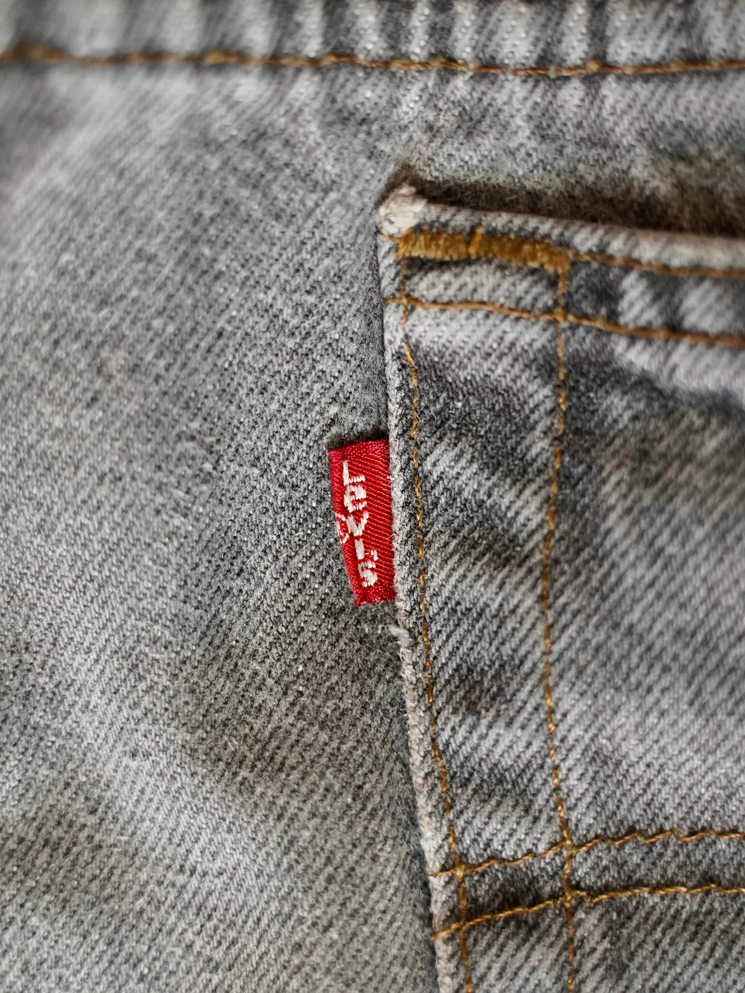 90's Levi's 501 先染めBlack denim made in USA【W34 L30.5】No.6