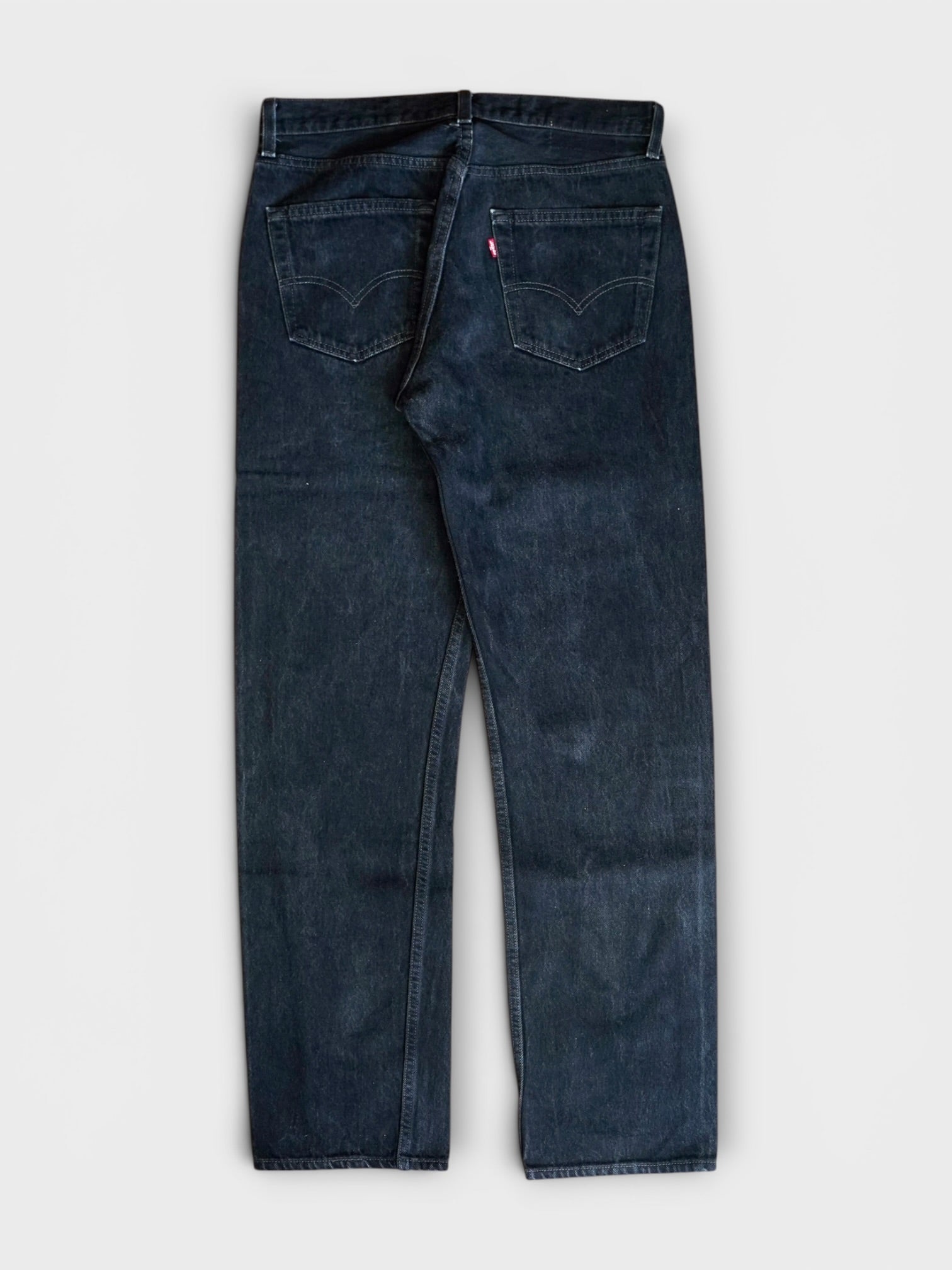 90's Levi's 501 後染めBlack denim made in USA【W32 L32】No.7