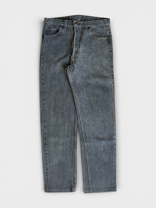 90's Levi's 501 先染めBlack denim made in USA【W30 L28.5】No.8