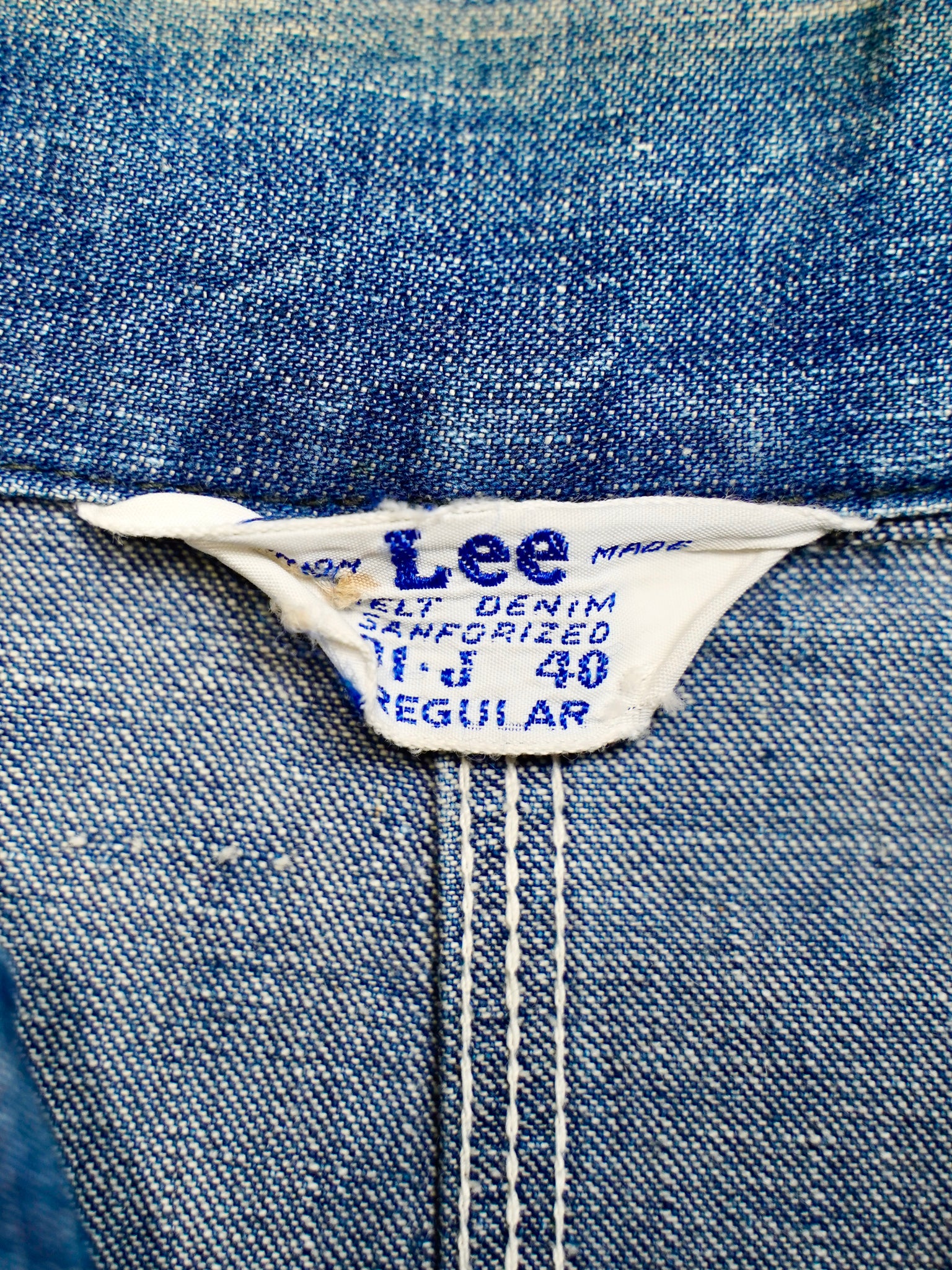 60's Lee 91-J Denim coverall made in USA【40R】 リー 91-J デニム