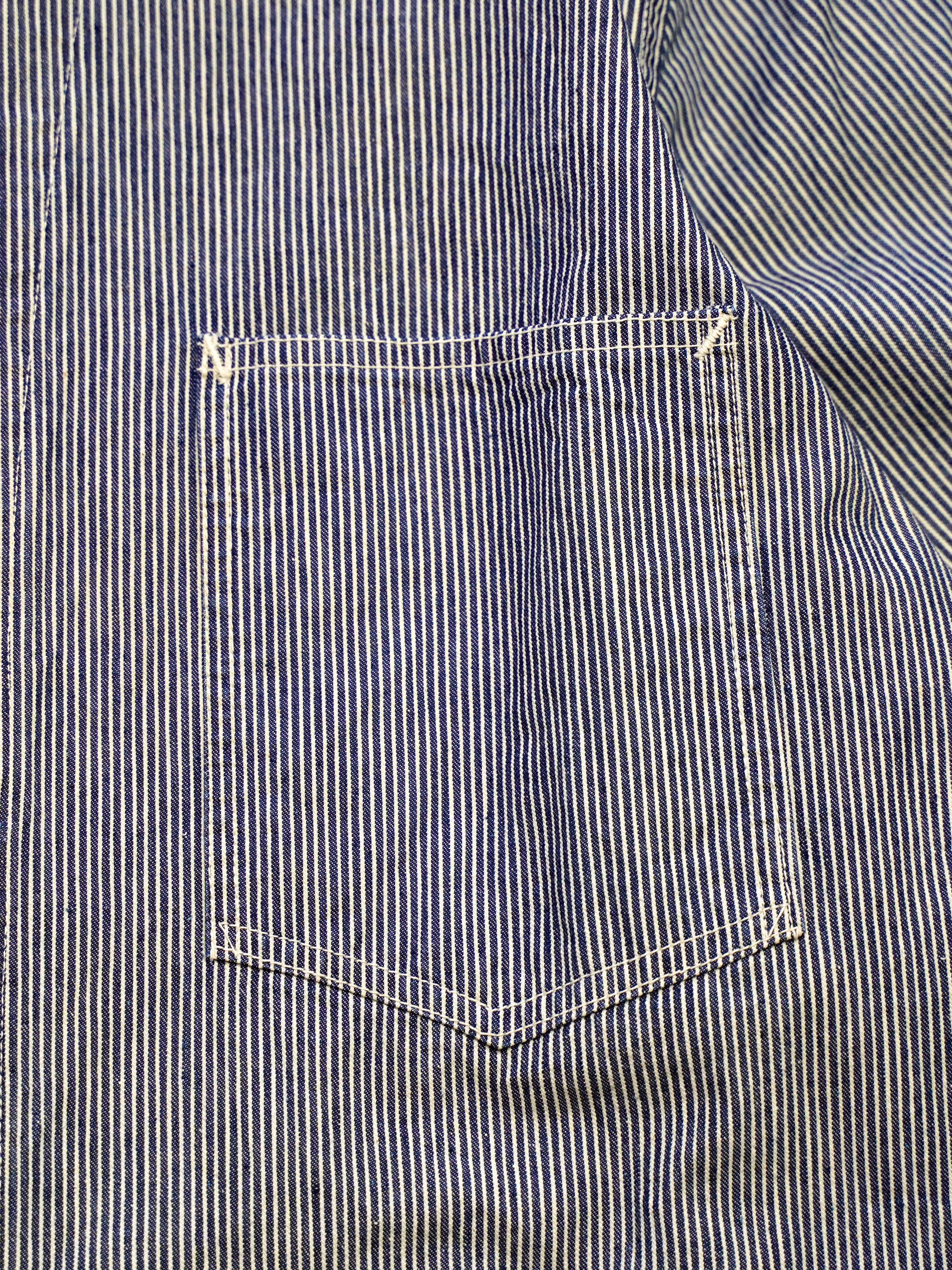 50's NEVER RIPUM Hickory coverall made in USA 【48-50】50年代