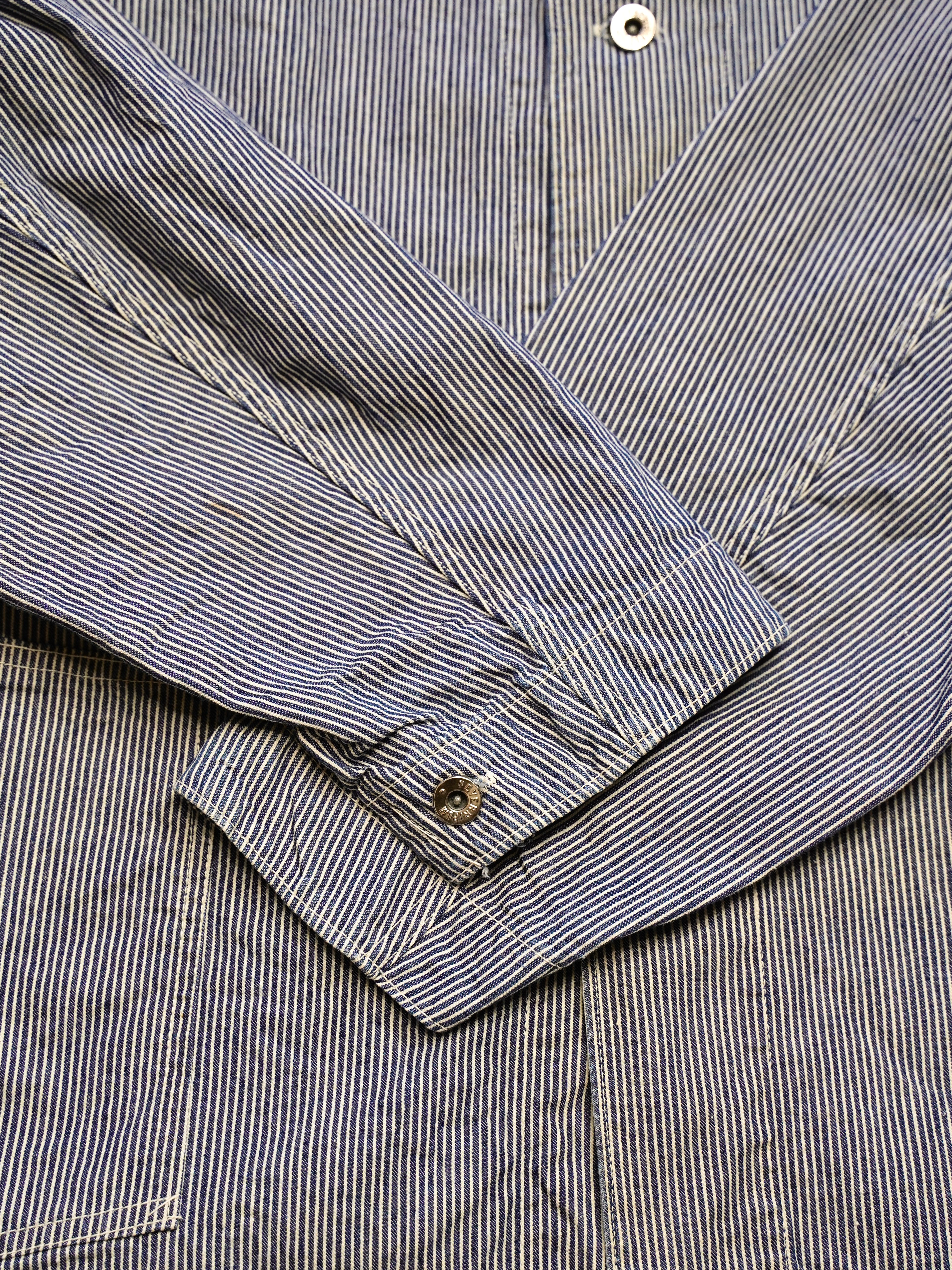 50's NEVER RIPUM Hickory coverall made in USA 【48-50】50年代