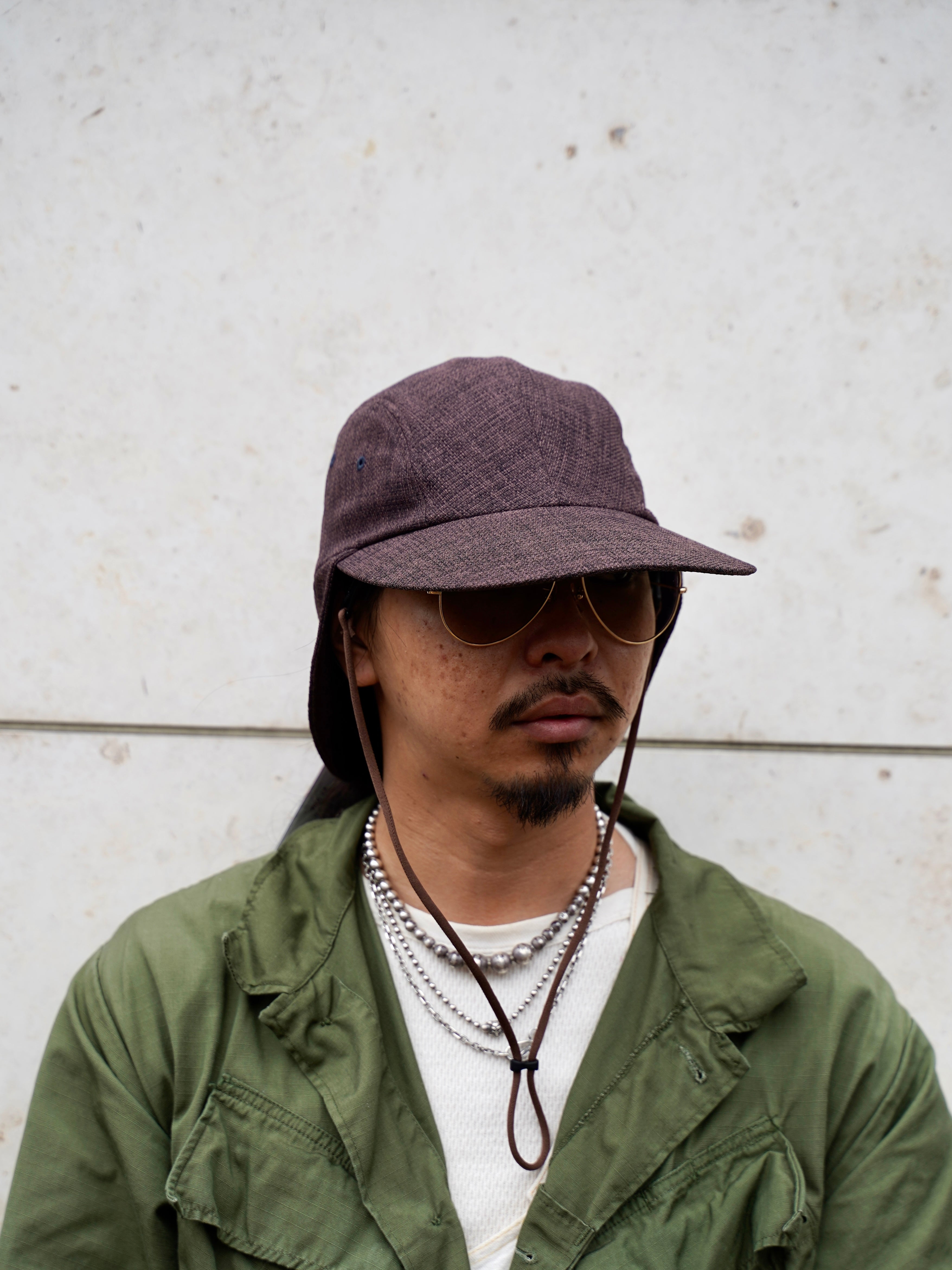 No Cap Panama look Long bill 2way Cap made in Japan 【Free】 ノー