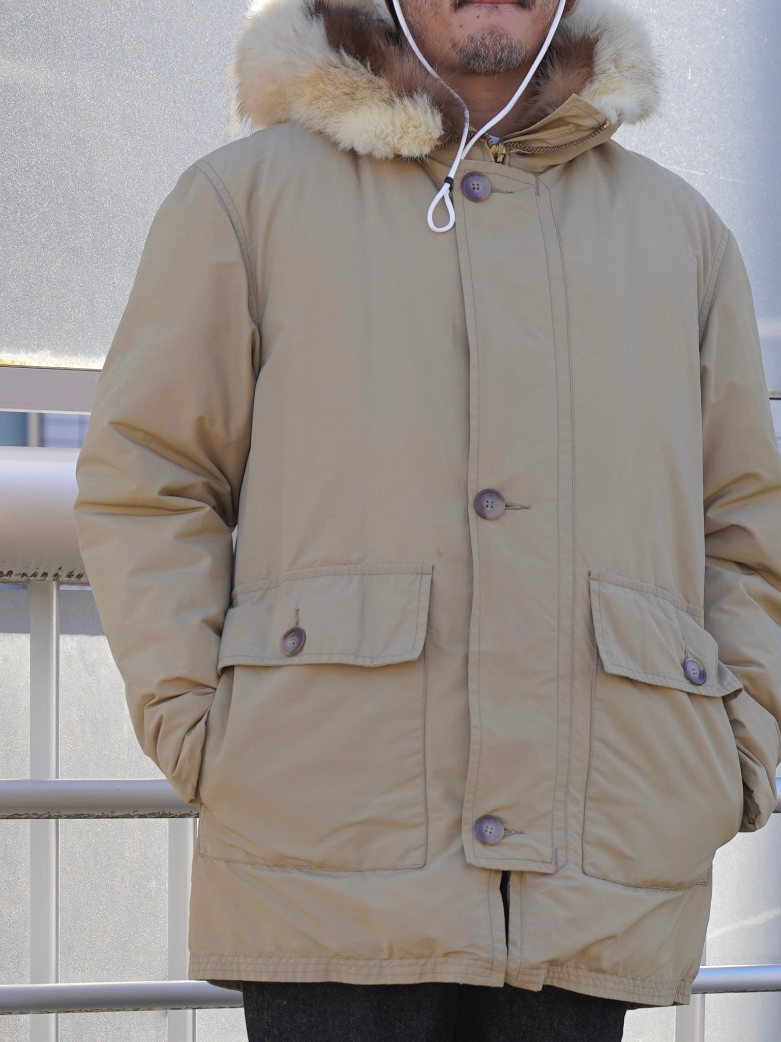 60's BAUER DOWN Polar Parka made in USA【L】バウアーダウン