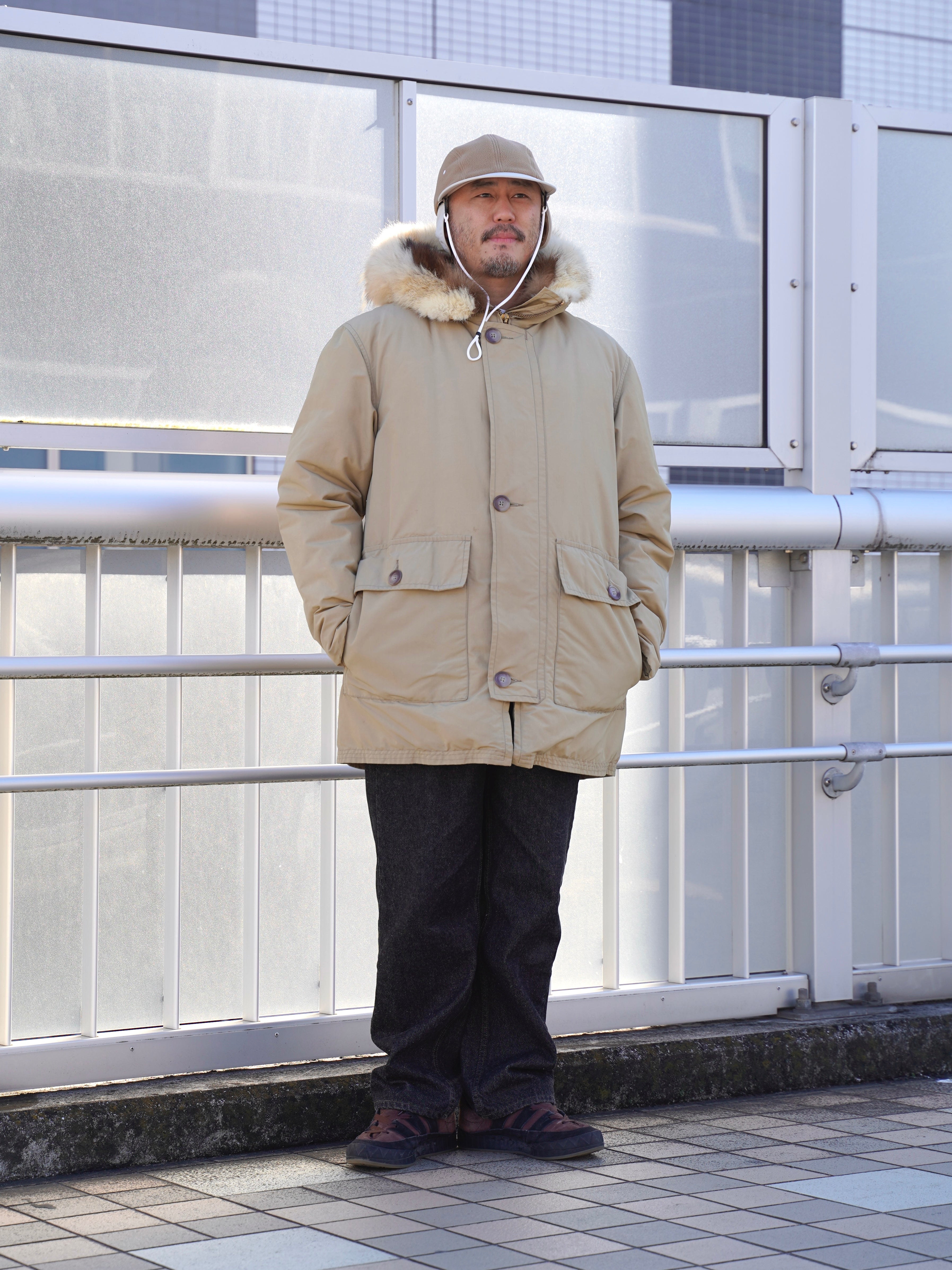 60's BAUER DOWN Polar Parka made in USA【L】バウアーダウン