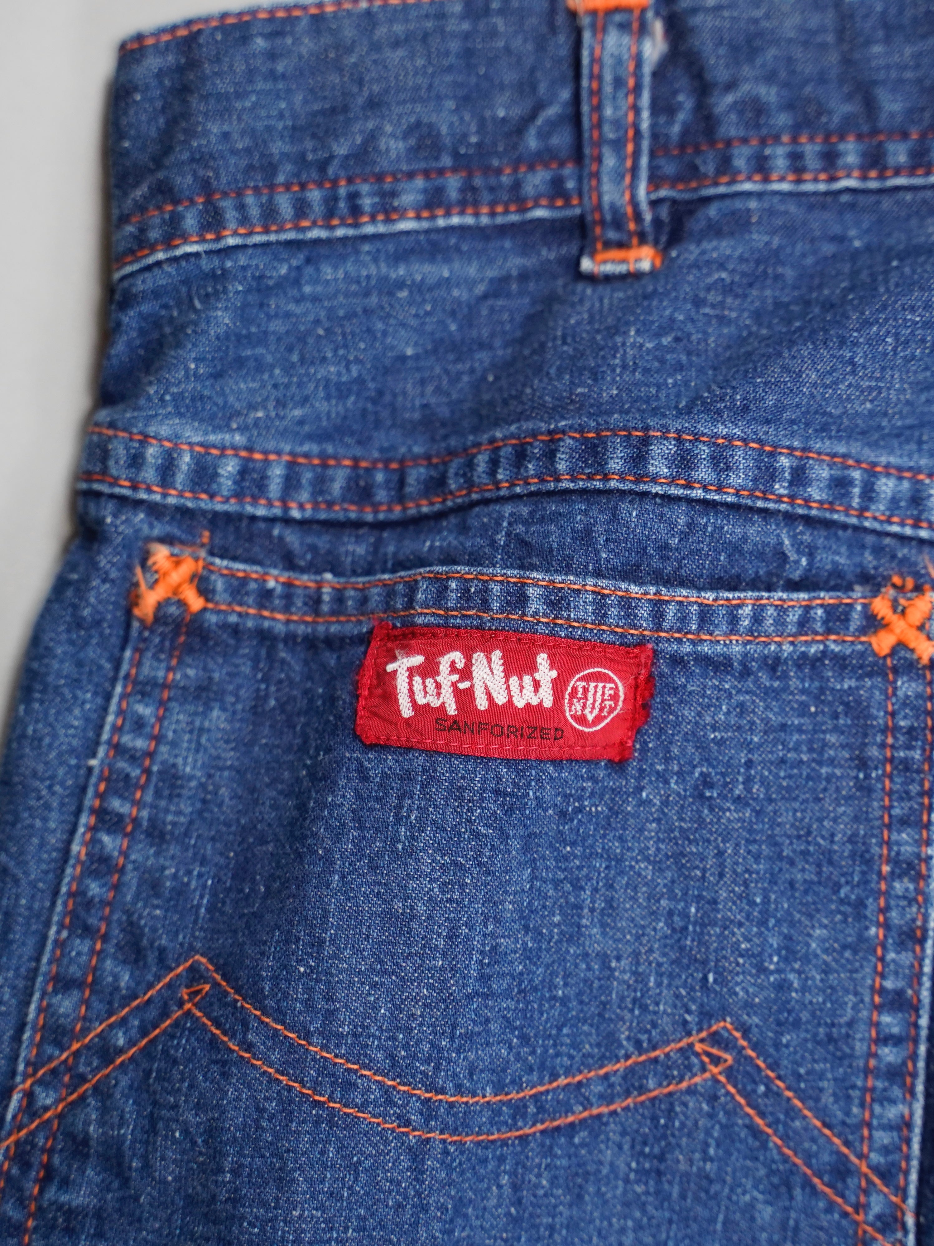 60's TUF-NUT Denim painter pants made in USA【W34 L28】タフナット