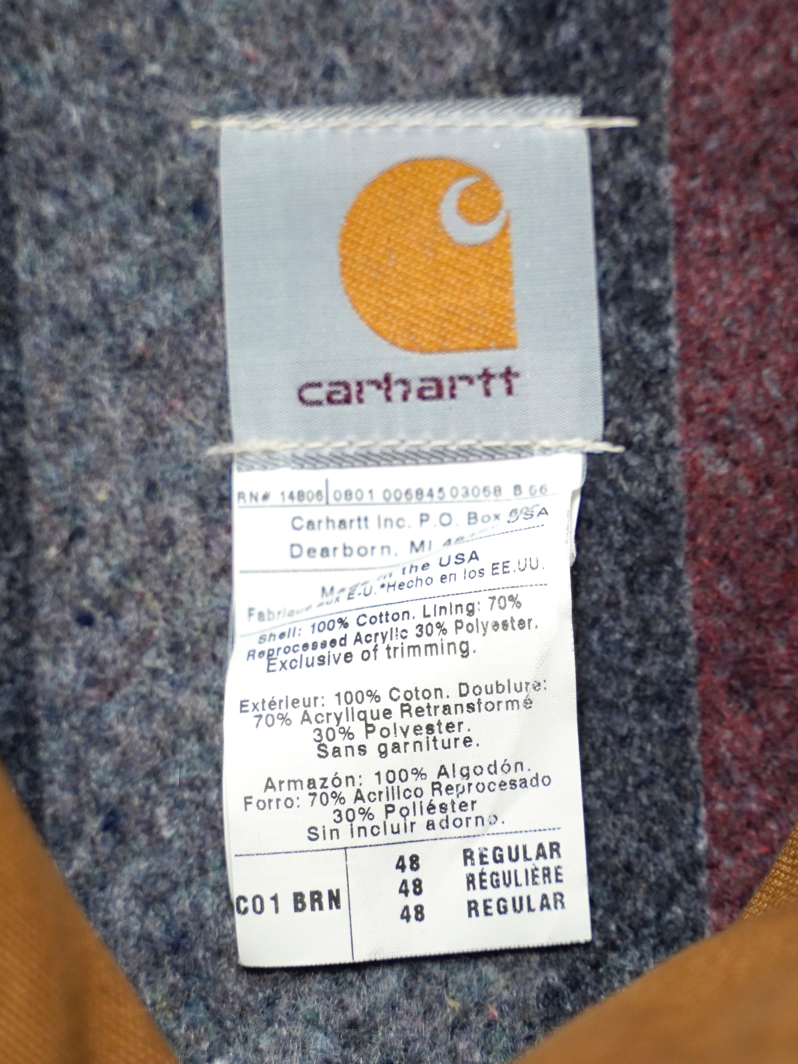 Deadstock 90-00's Carhartt Chore coat made in USA カーハート