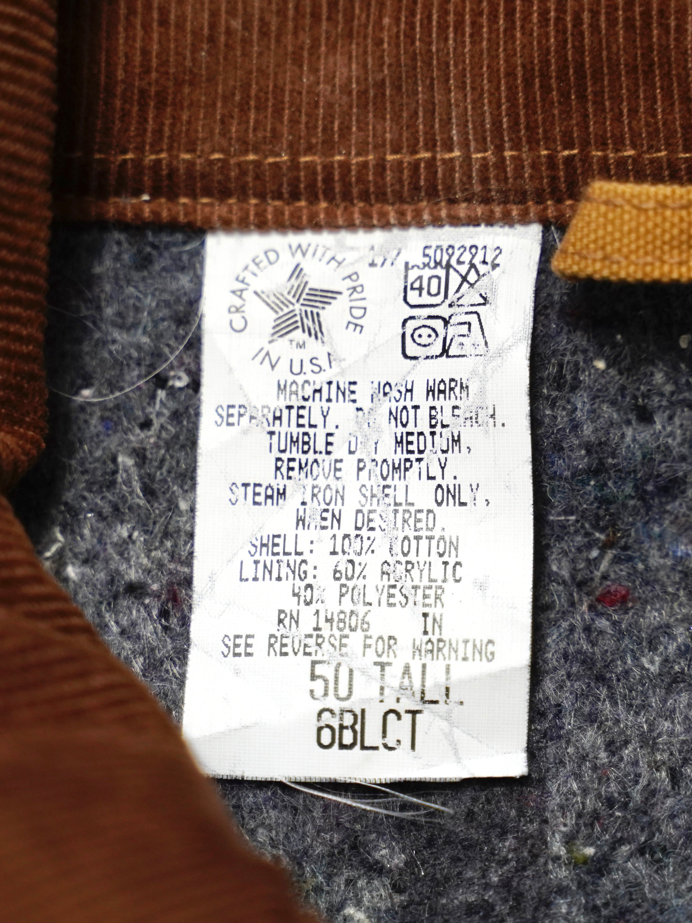 Deadstock 90-00's Carhartt Chore coat made in USA カーハート