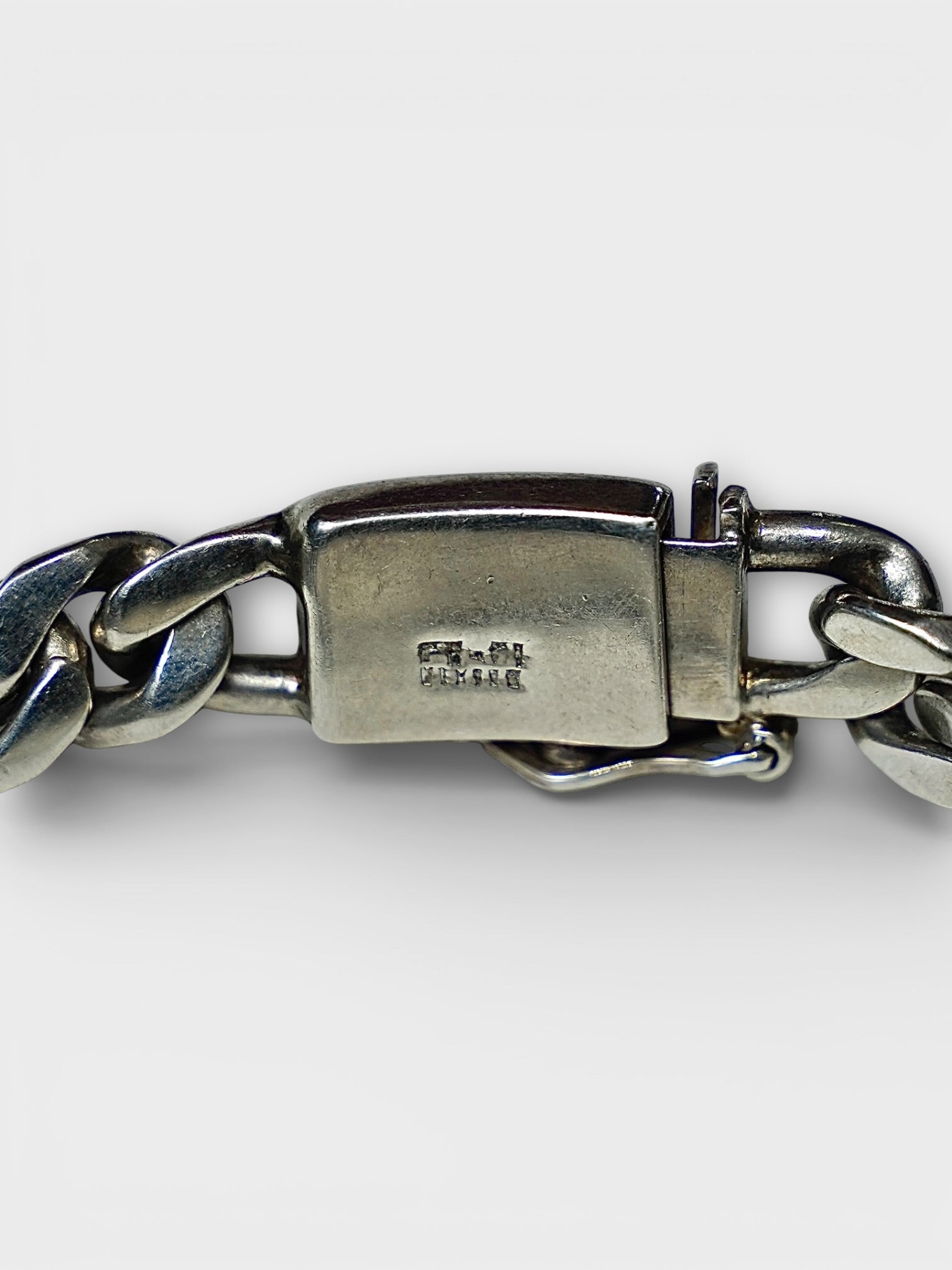 Vintage Mexican Silver ID Bracelet ヴィンテージ メキシカン