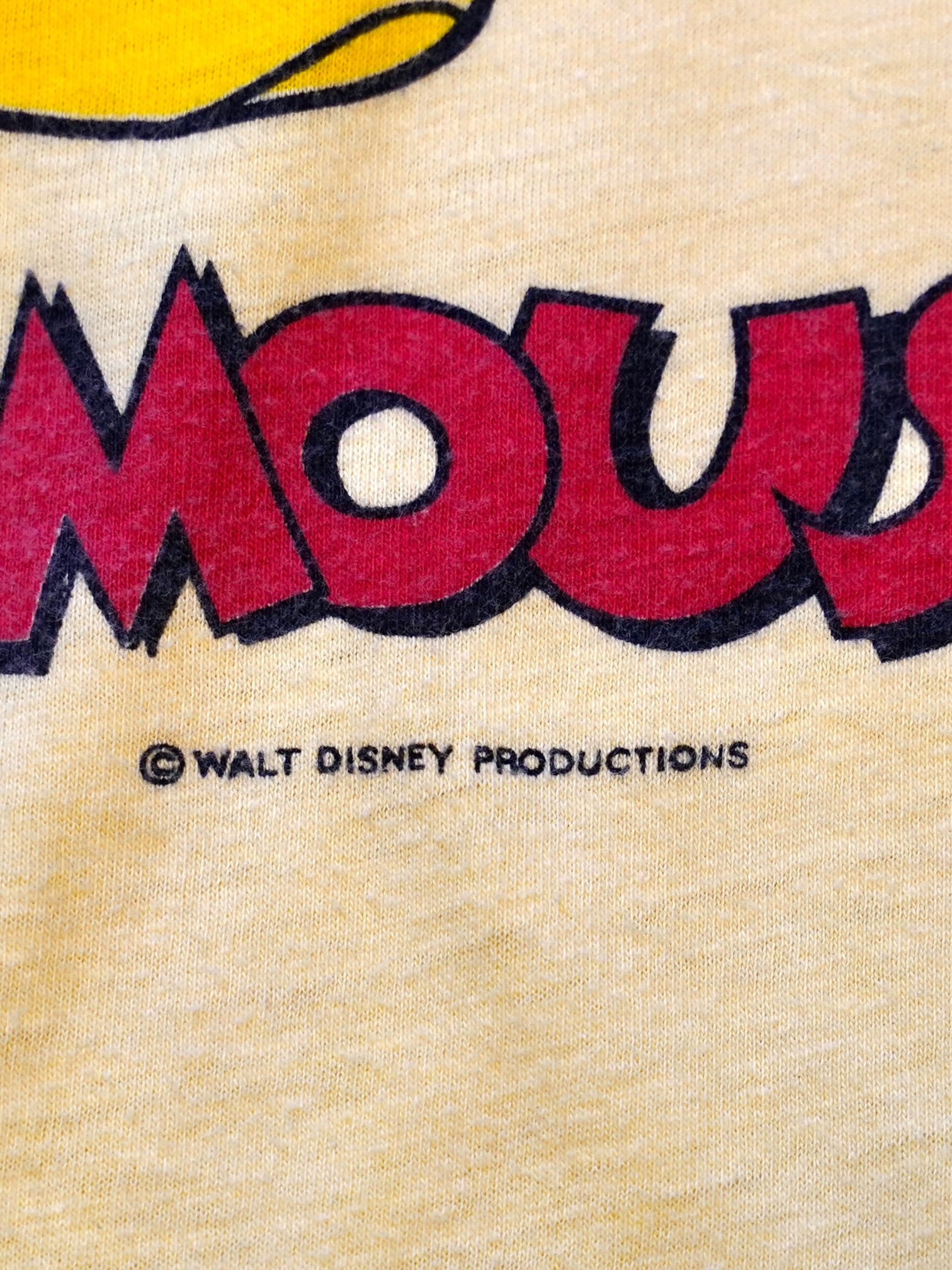 TROPIX TOGS ミッキーマウス 両面染み込みプリント Tシャツ 70's TROPIX TOGS Disney 