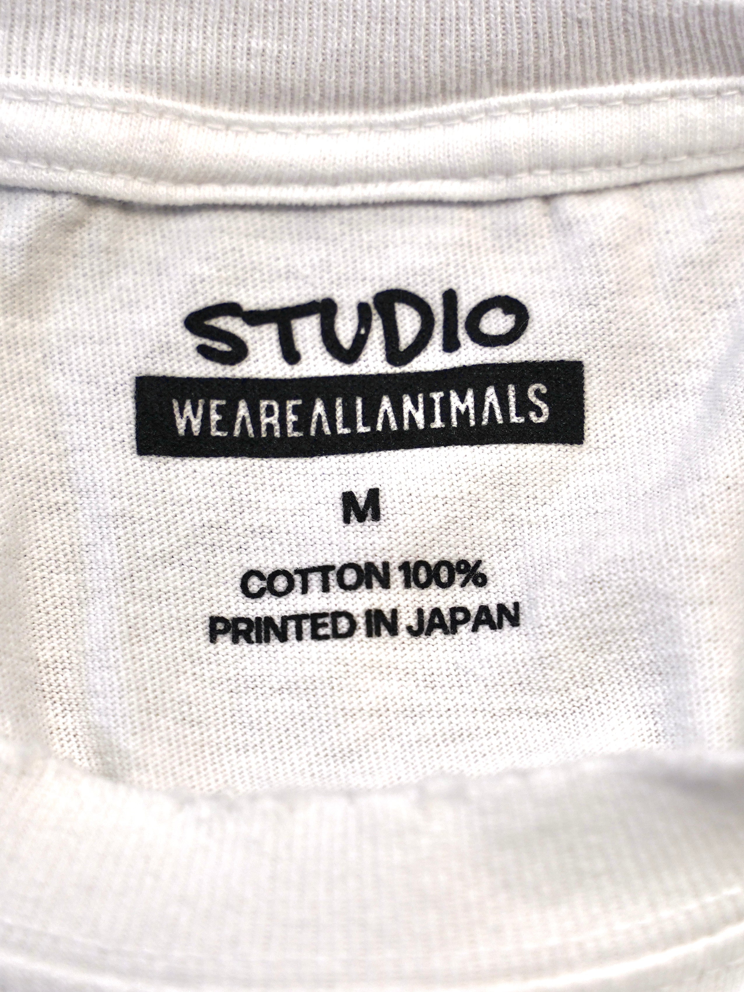 STUDIO WEAREALLANIMALS Animals Letter T-SHIRT スタジオ