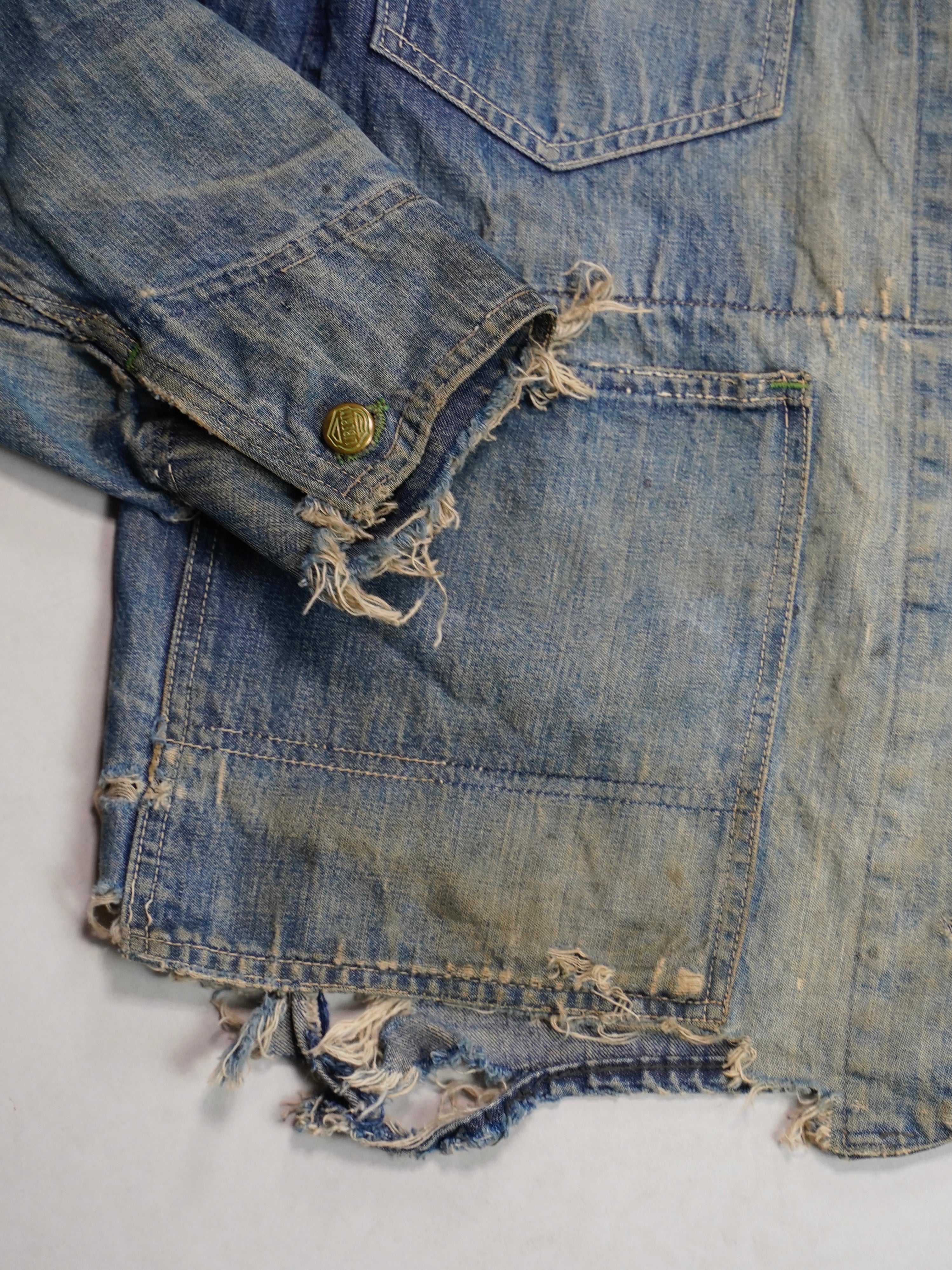 40's LIBERTY Denim coverall made in USA【40】大戦カバーオール