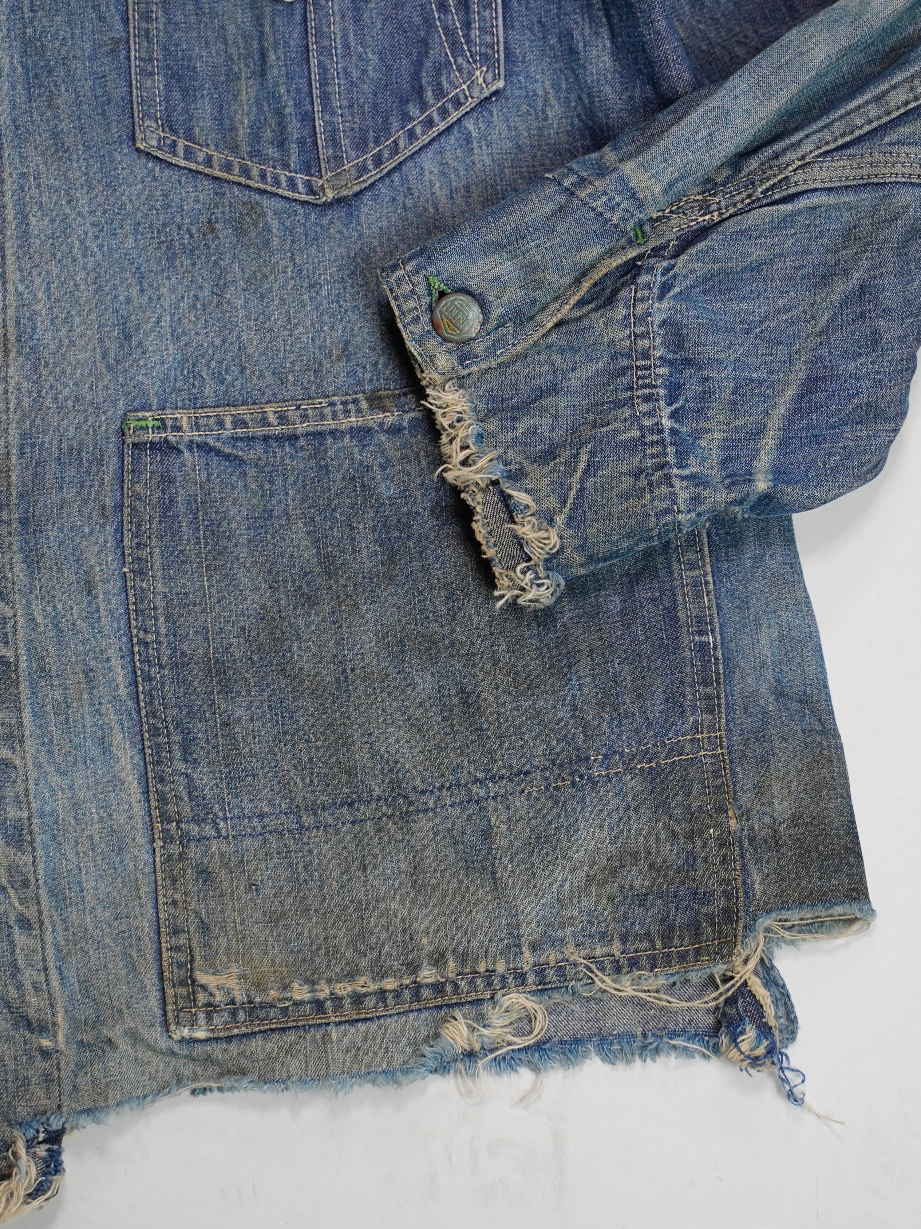 40's LIBERTY Denim coverall made in USA【40】大戦カバーオール