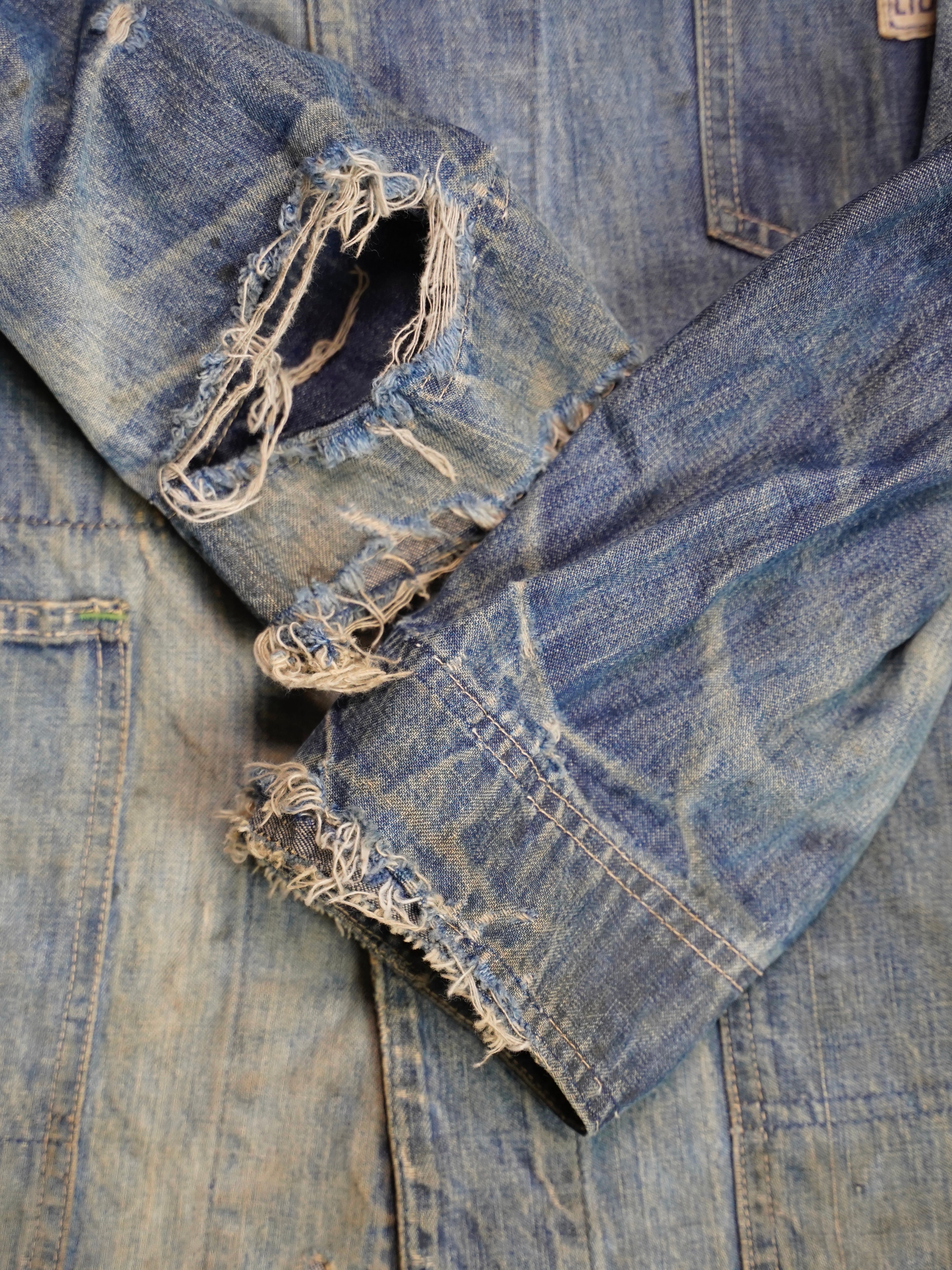 40's LIBERTY Denim coverall made in USA【40】大戦カバーオール