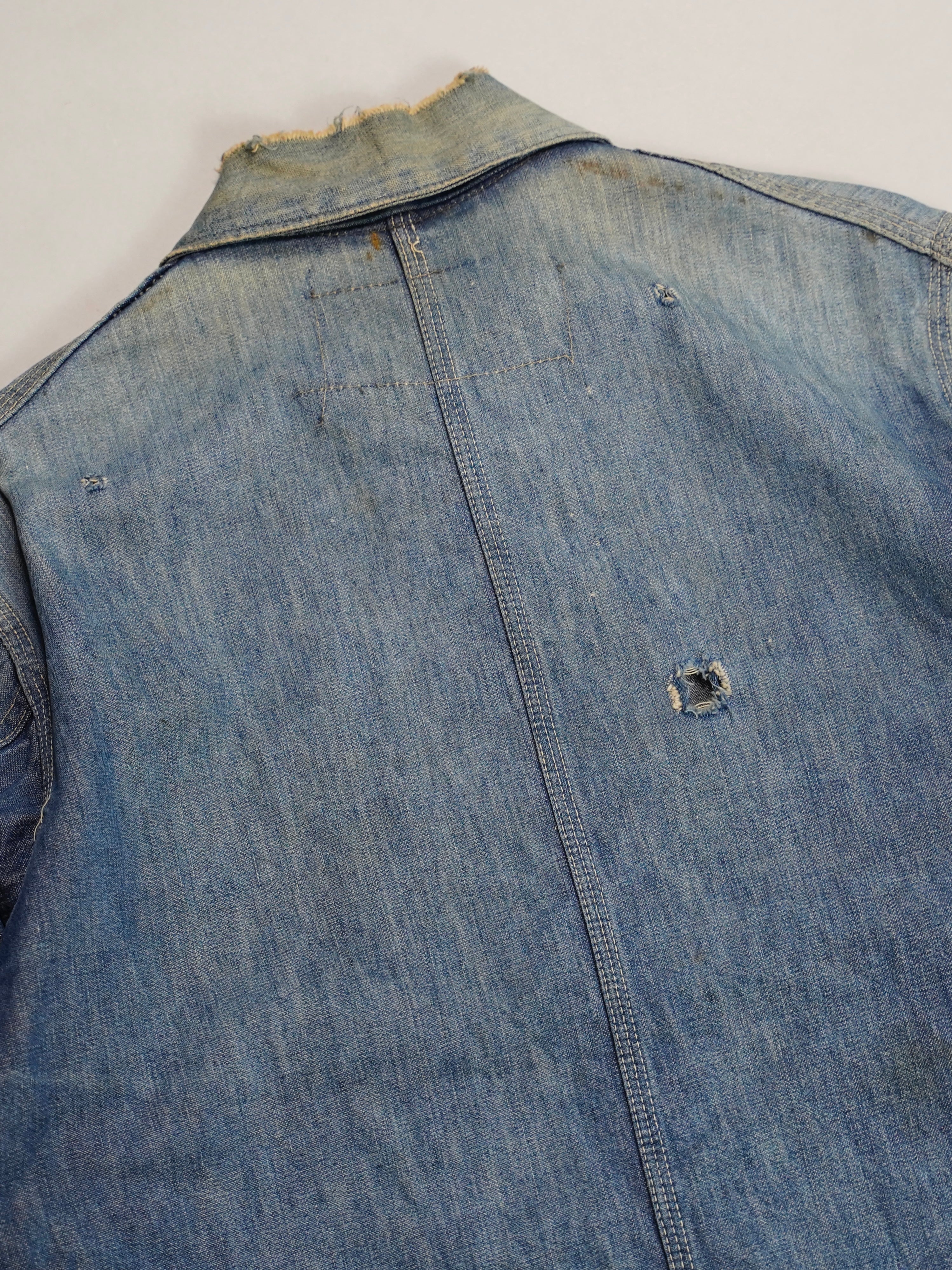 激レアヴィンテージ LIBERTY デニムカバーオール アメリカ製 激レア】アメリカの古着！デニムジャケット！ 激レアヴィンテージ