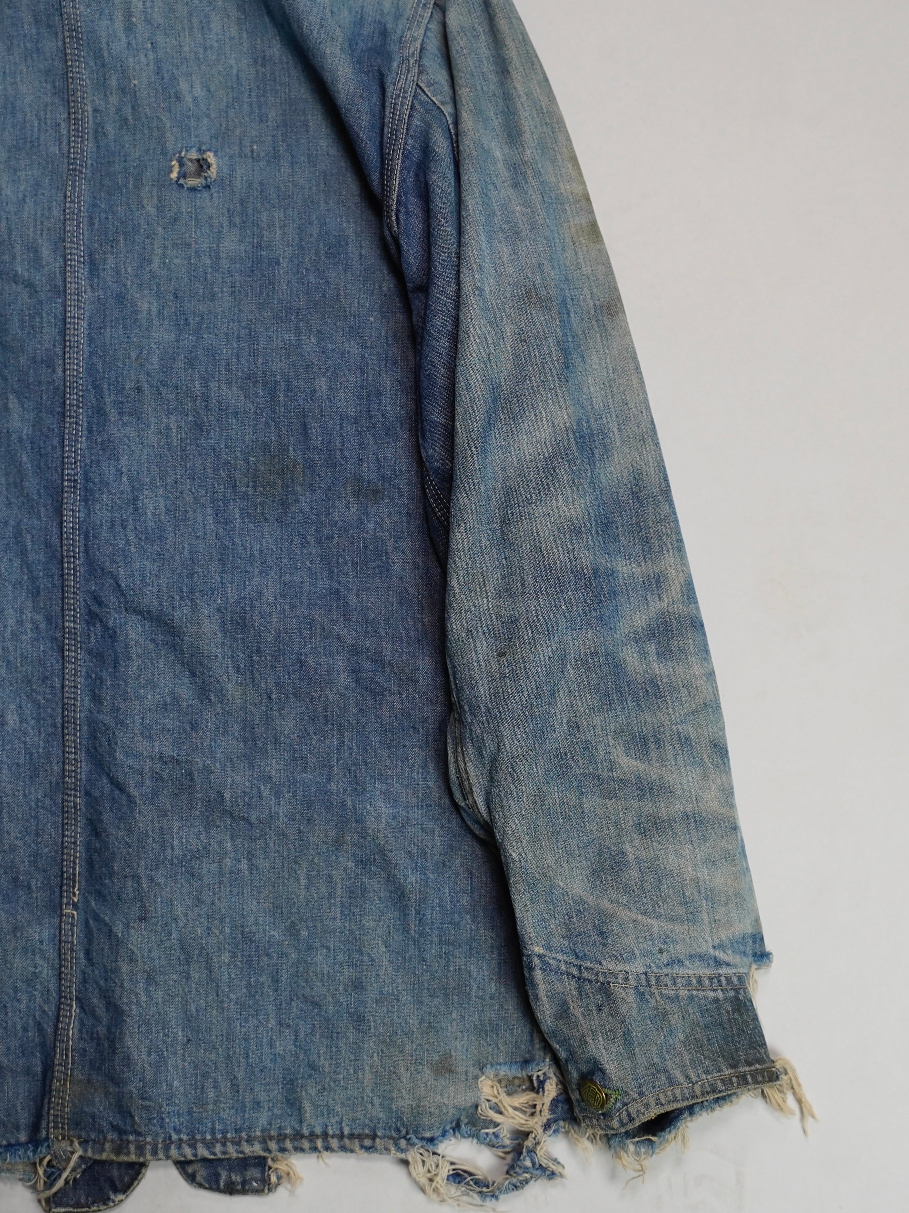 40's LIBERTY Denim coverall made in USA【40】大戦カバーオール