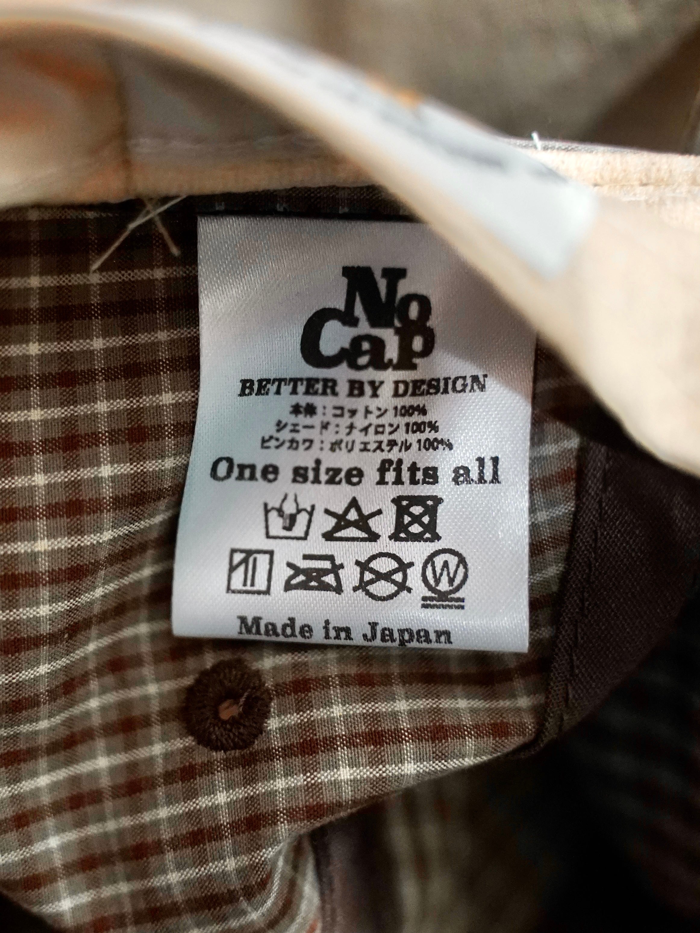 No Cap Quick shade Long bill Cap made in Japan 【Free】 ノー