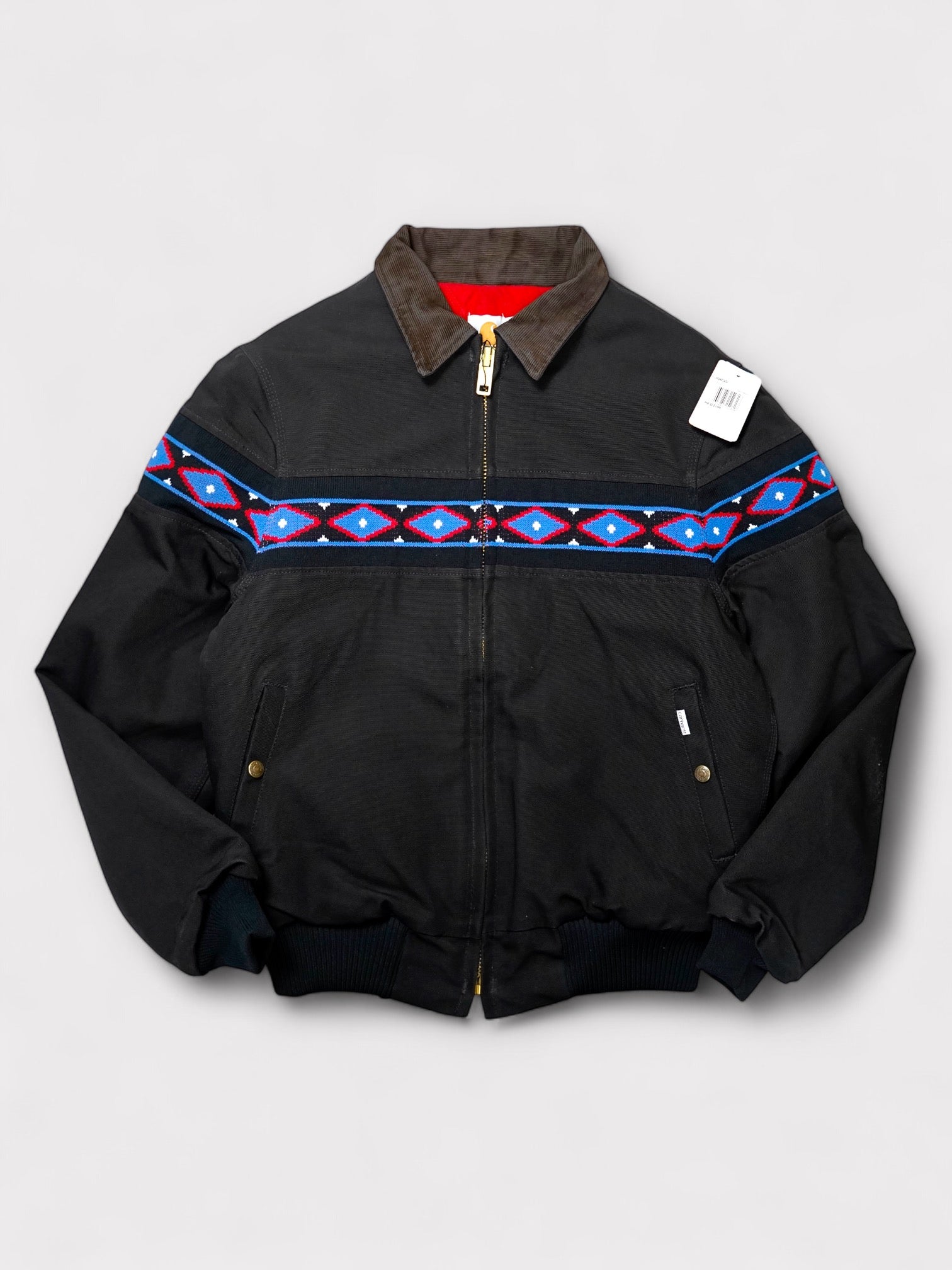 Deadstock 90's Carhartt Southwest Santa Fe Jacket JQ035 "BLK" made in USA【M】カーハート サウスウエスト サンタフェジャケット ブラック