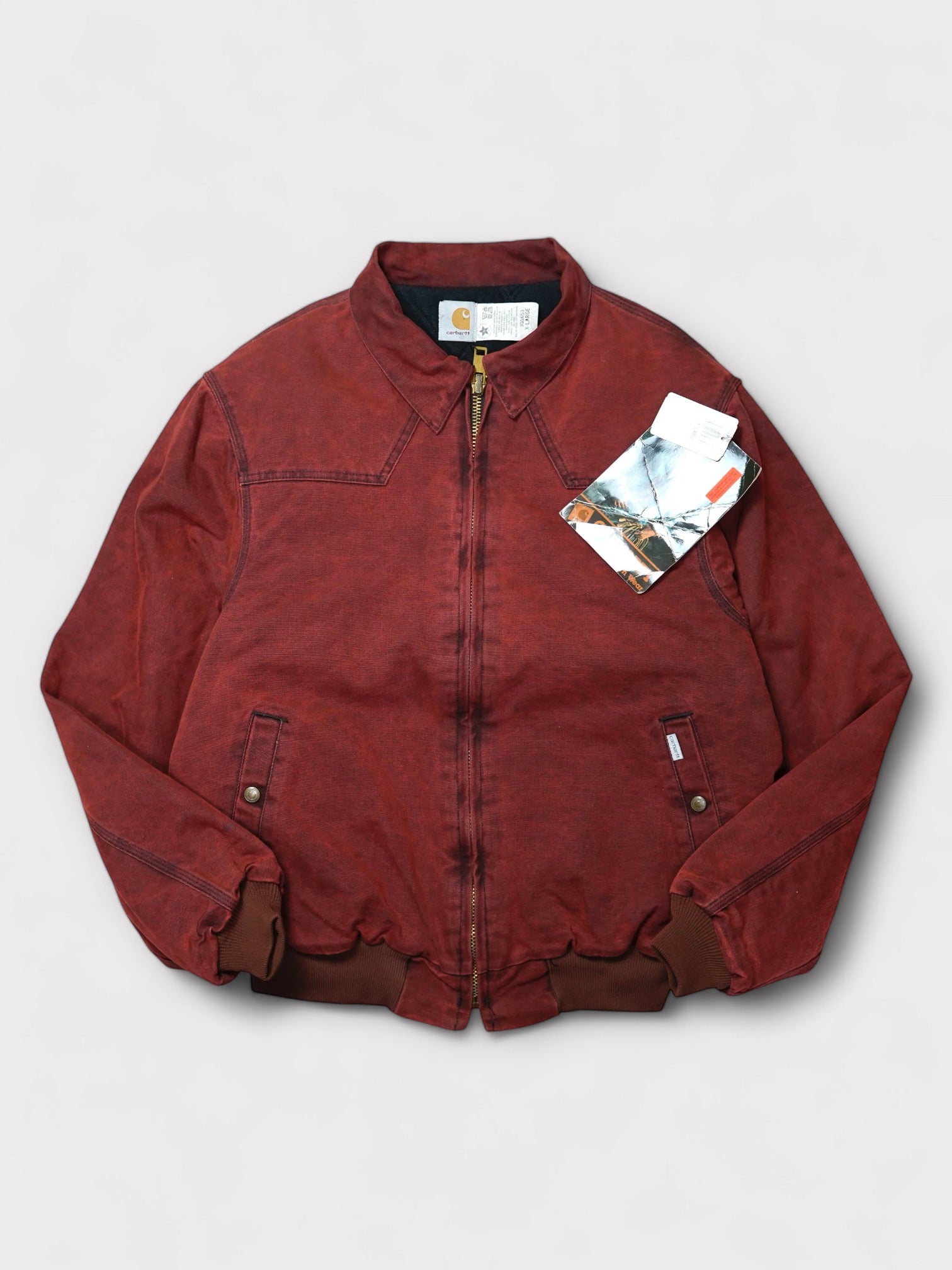 Deadstock 90's Carhartt Washed Santa Fe Jacket JQ1653 "Port" made in USA カーハート ウォッシュド サンタフェジャケット ポート