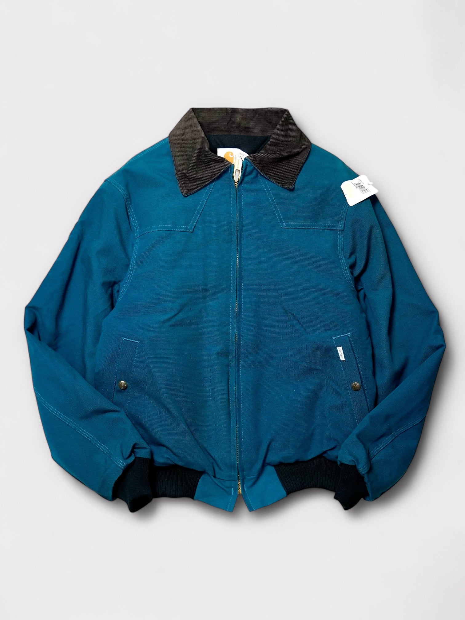 Deadstock 90's Carhartt Santa Fe Jacket JQ455 "Dark TEAL" made in USA【M】カーハート サンタフェジャケット ダークティール