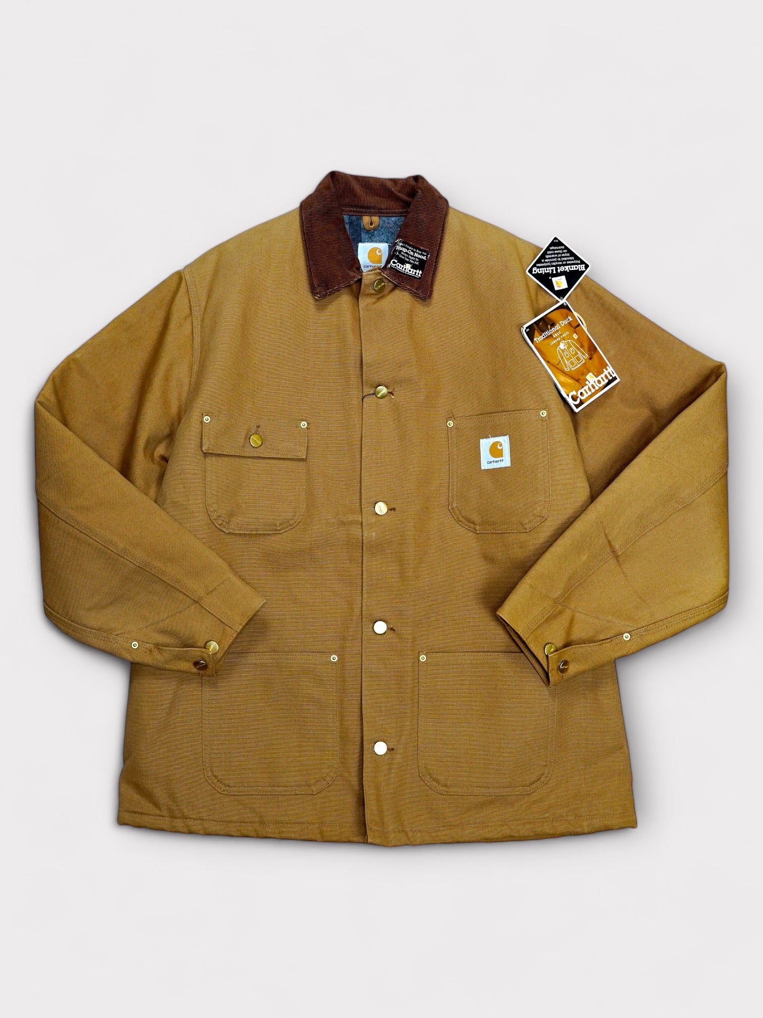 Deadstock 90-00's Carhartt Chore coat  made in USA カーハート チョアコート ブラウンダック