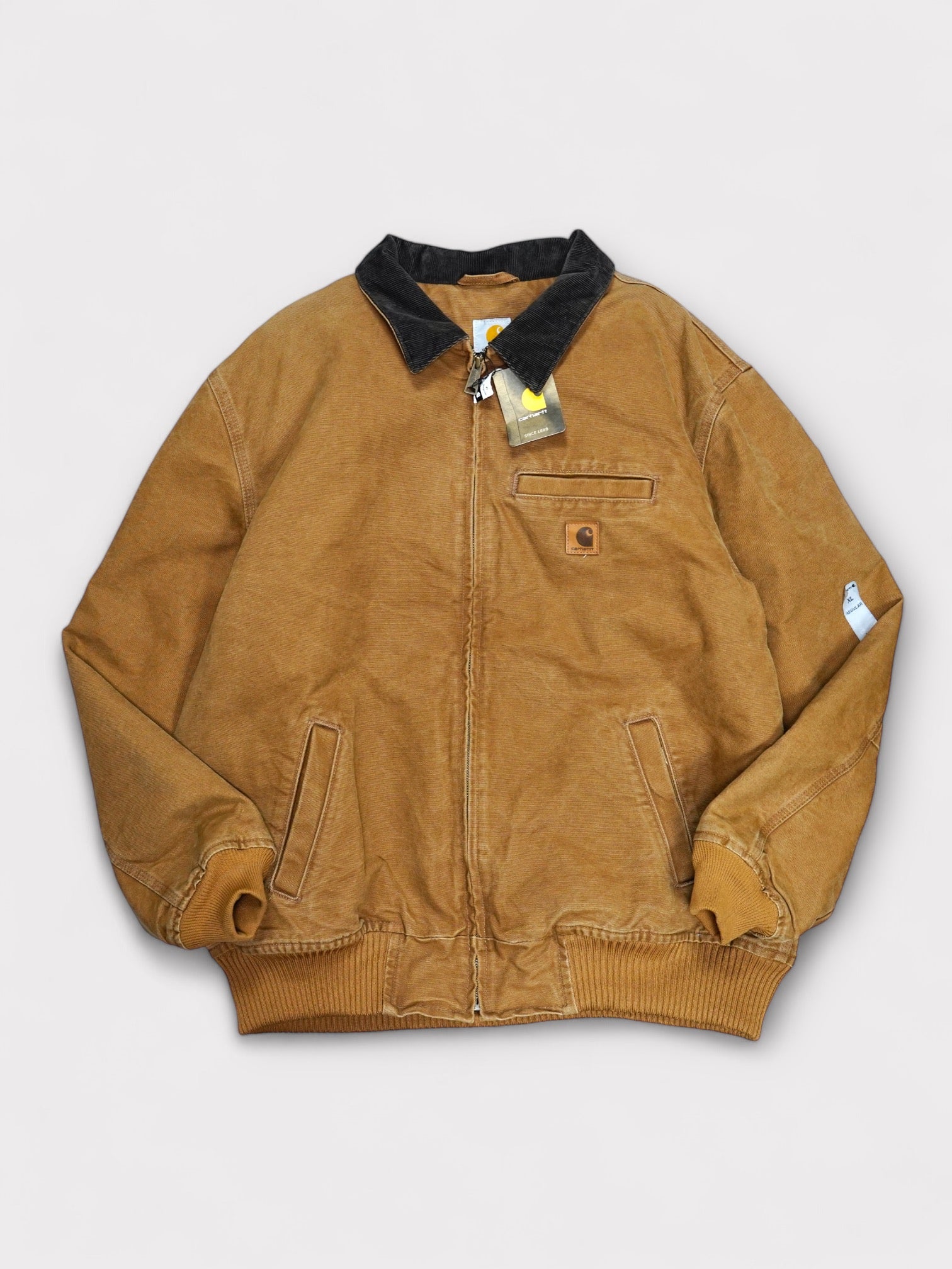 Deadstock 16's Carhartt Washed Santa Fe Jacket made in Mexico【XL】カーハート ウォッシュド サンタフェジャケット ブラウンダック