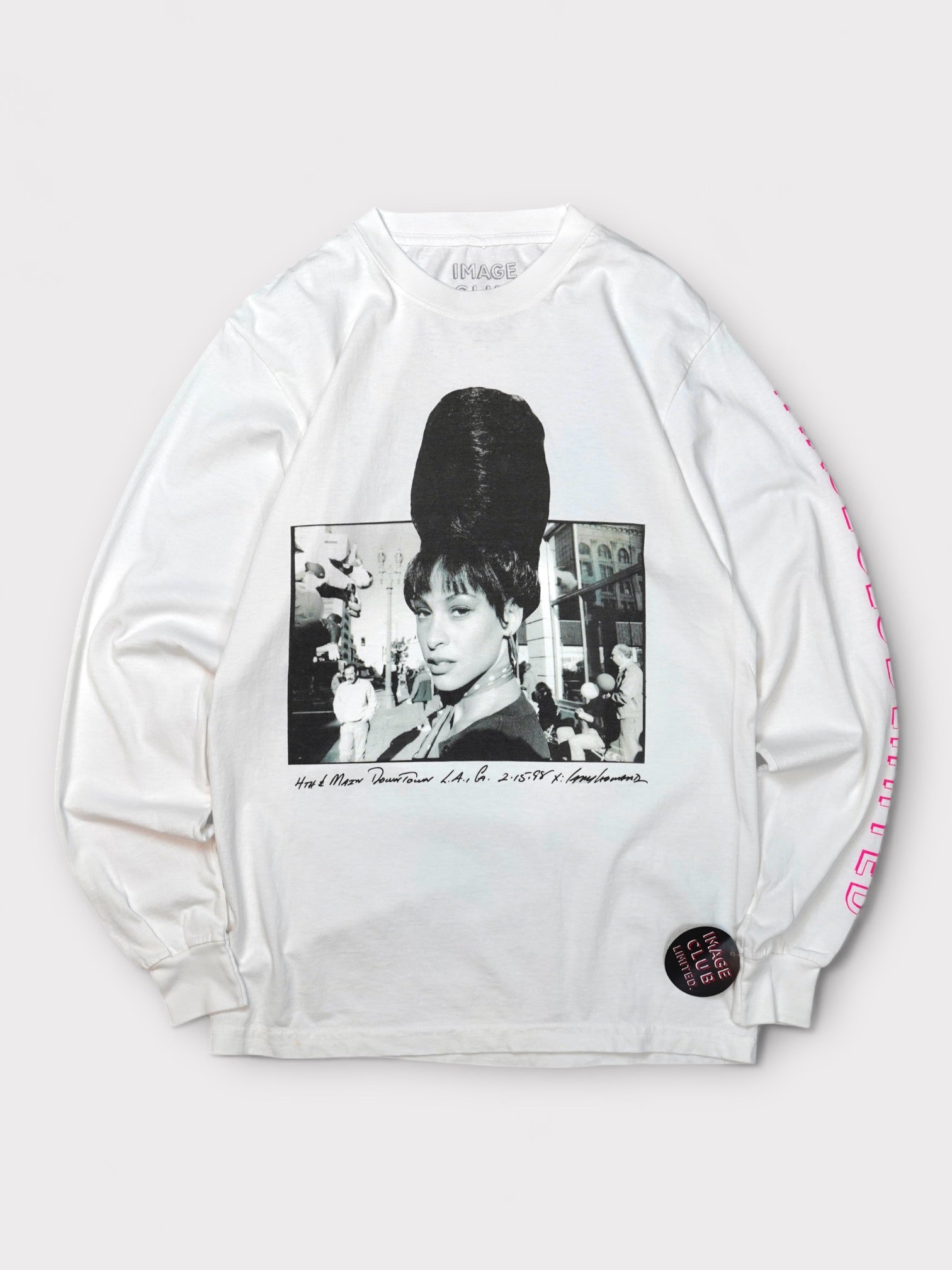 IMAGE CLUB Ltd Sample "HTH MAIN" photo by "Gary Leonard" L/S made in USA【S】 イメージクラブリミテッド