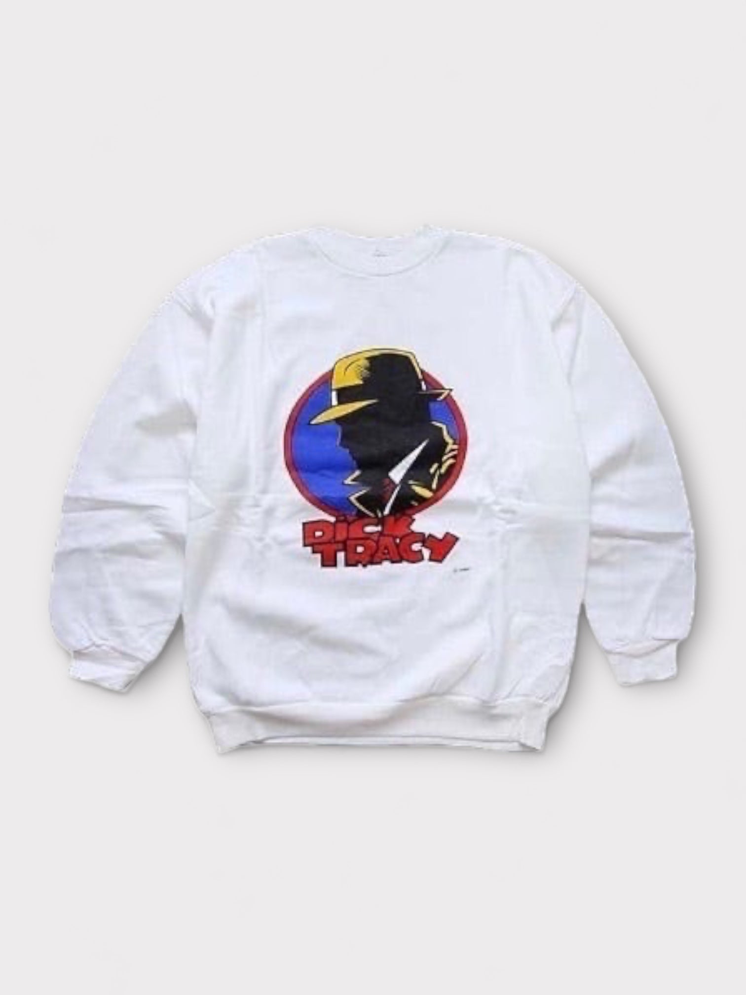 Dead Stock 90's Dick Tracy Disney official sweater made in France