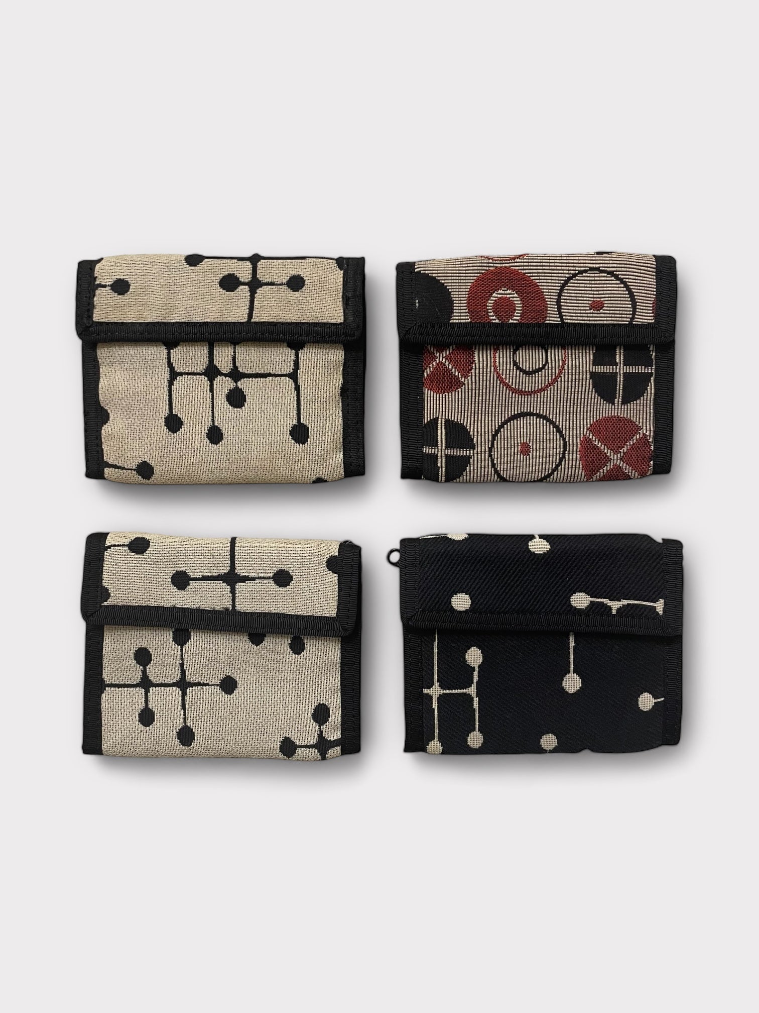 Maharam Eames fabric velcro wallet 