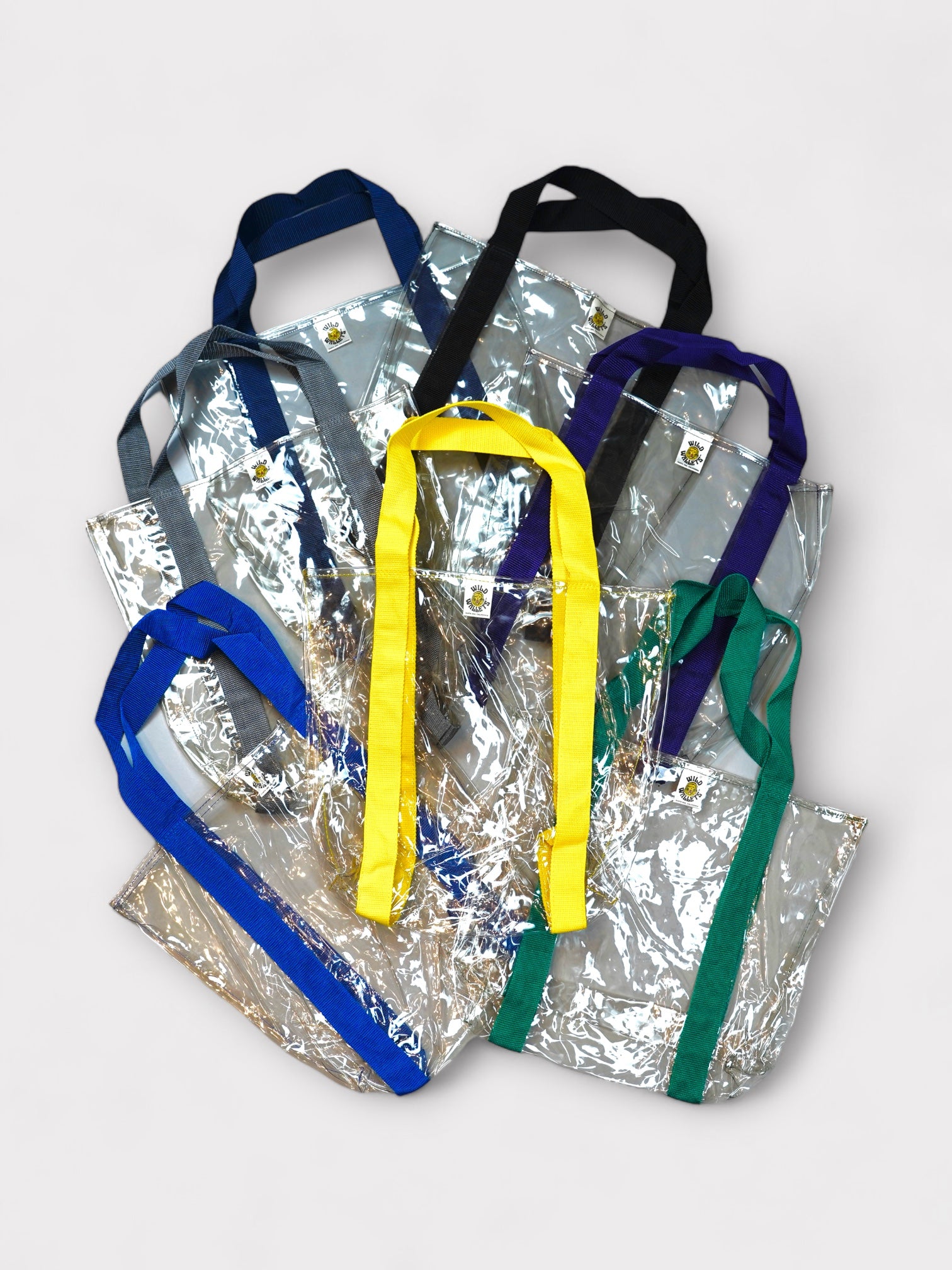 Deadstock 90's WILD WALLETS PVC Clear Tote made in USA デッドストック ワイルドウォレット クリアトートバッグ