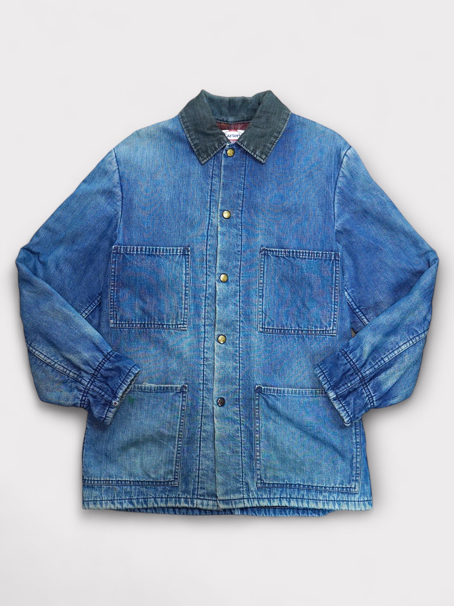 60's Carter's Denim coverall with blanket liner made in USA【38】① カーターズ デニム カバーオール