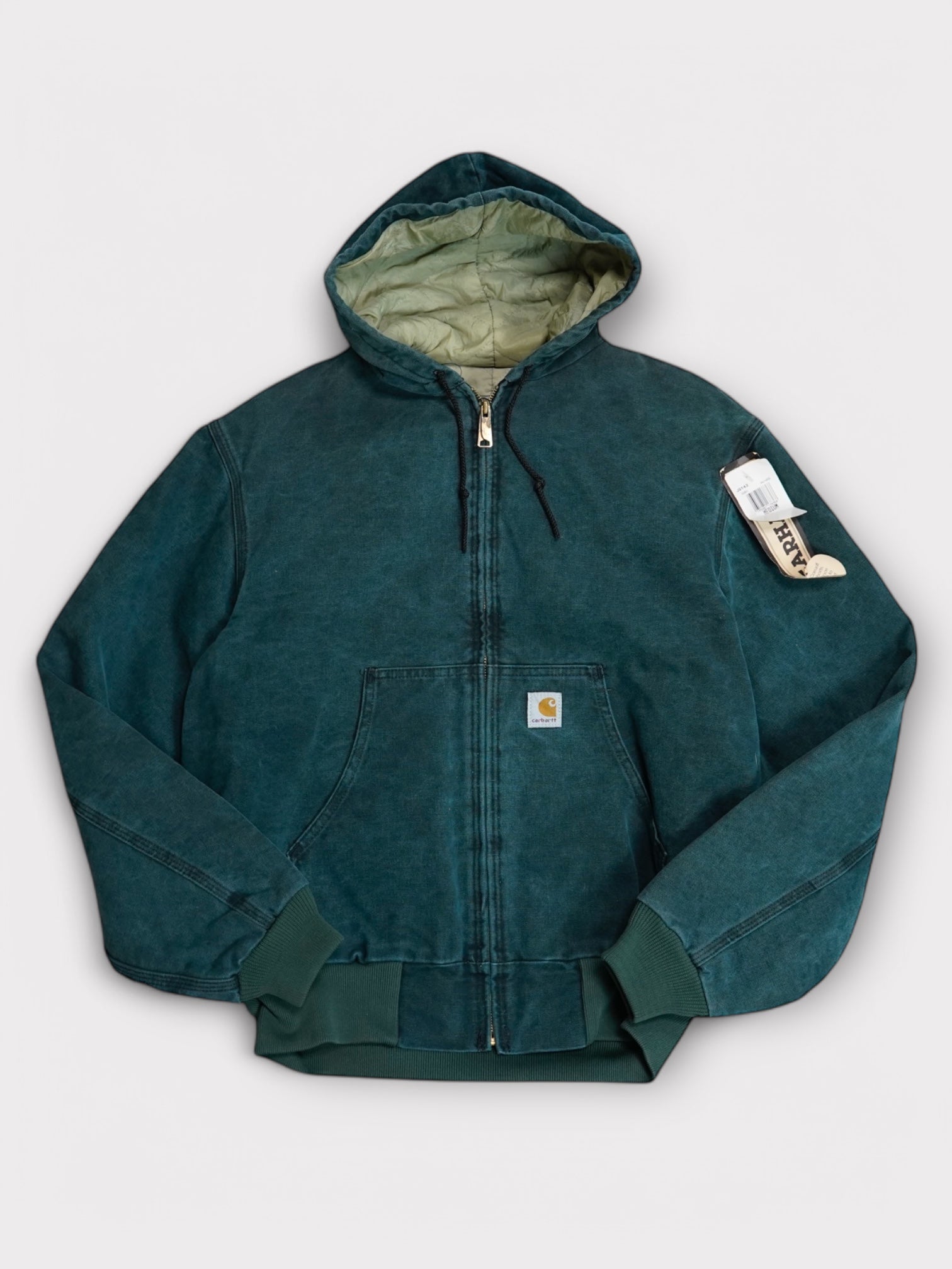 Deadstock 90's Carhartt Active jacket JQ143 "HTG" made in USA カーハート アクティブジャケット ハンターグリーン