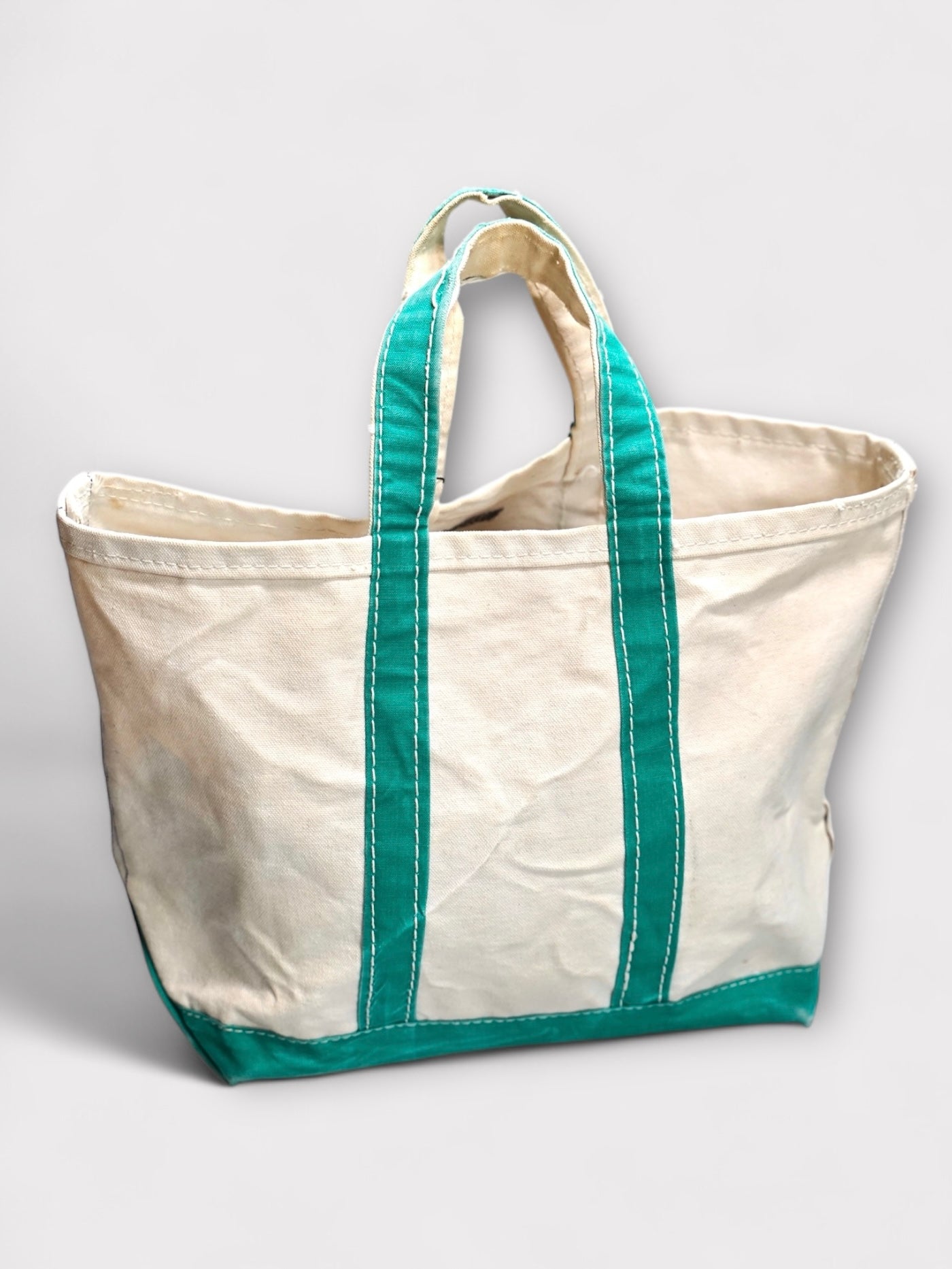 80's L.L.Bean Boat & Tote made in USA【M】 ① ビーントート 片耳