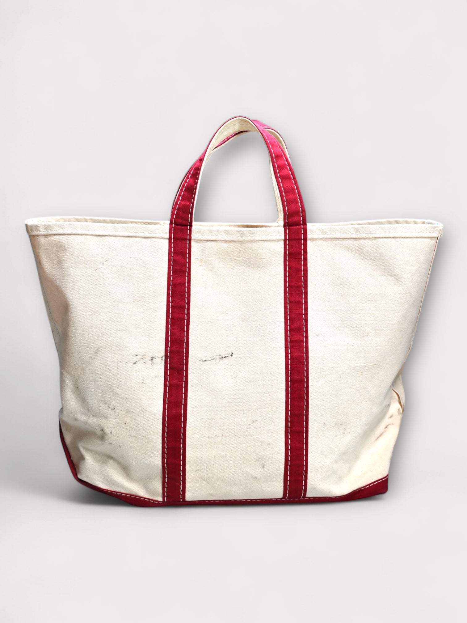 80's L.L.Bean Boat & Tote made in USA 【L】⑤ ビーントート 内ポケットカスタム